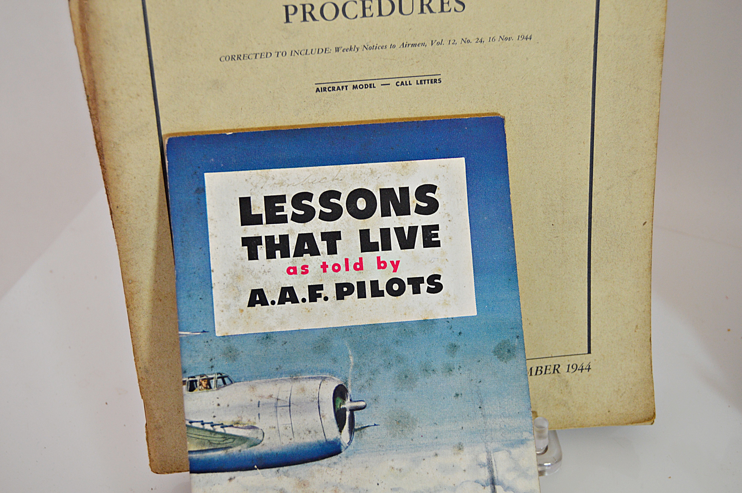 Vintage Books on Flying with Author-Signed, and WWII Aviation Books