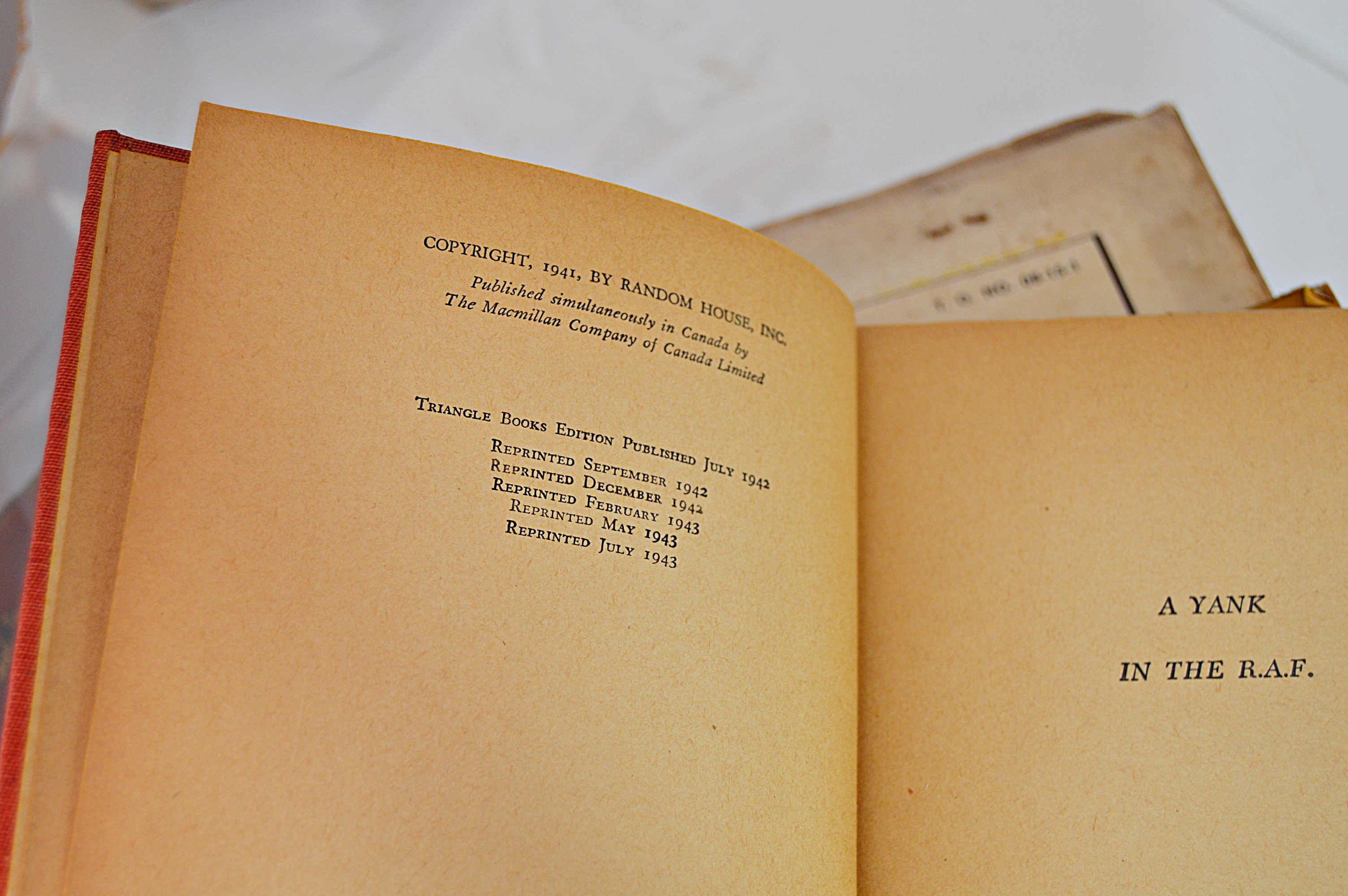 Vintage Books on Flying with Author-Signed, and WWII Aviation Books