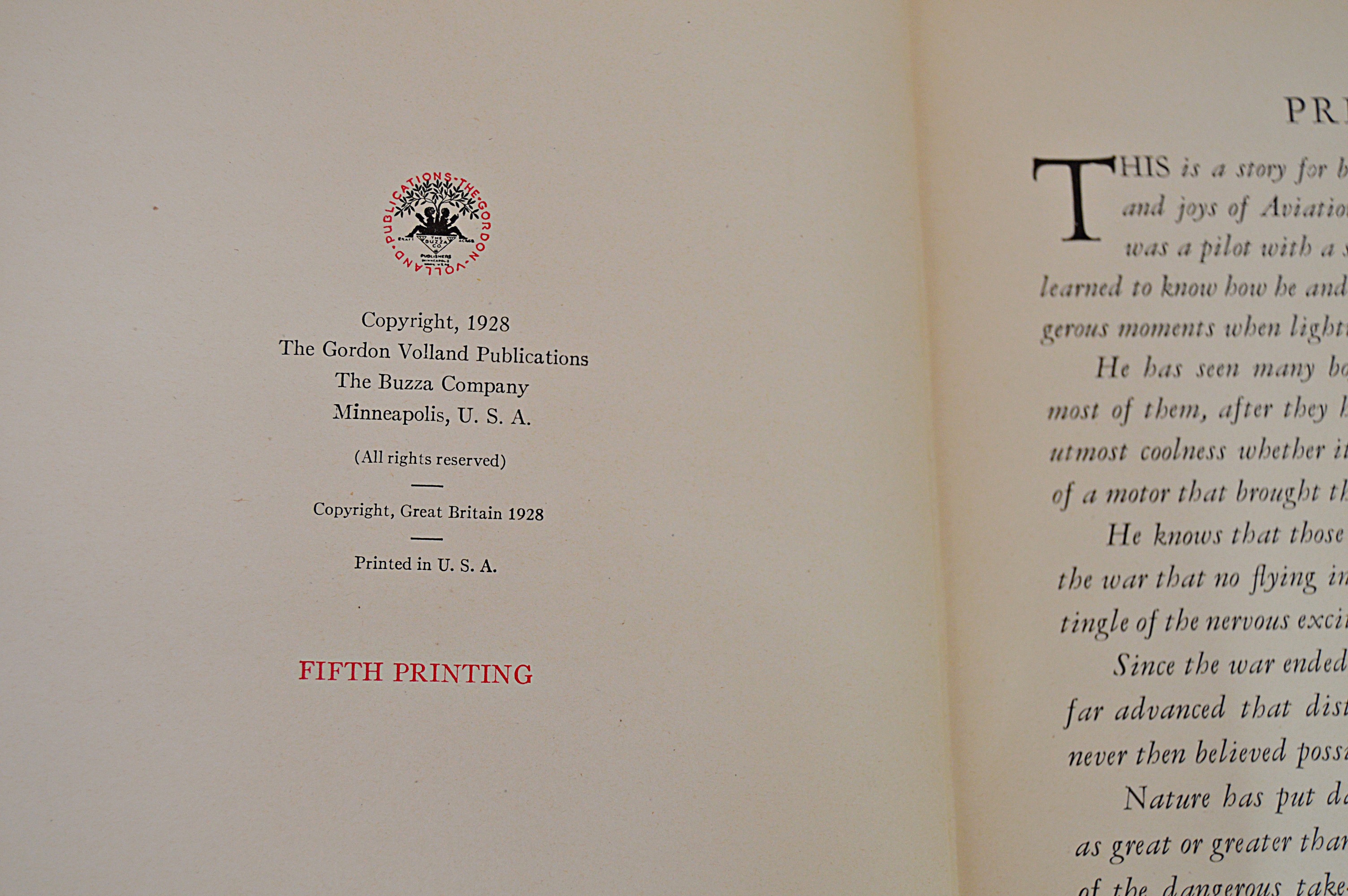 Vintage Books on Flying with Author-Signed, and WWII Aviation Books