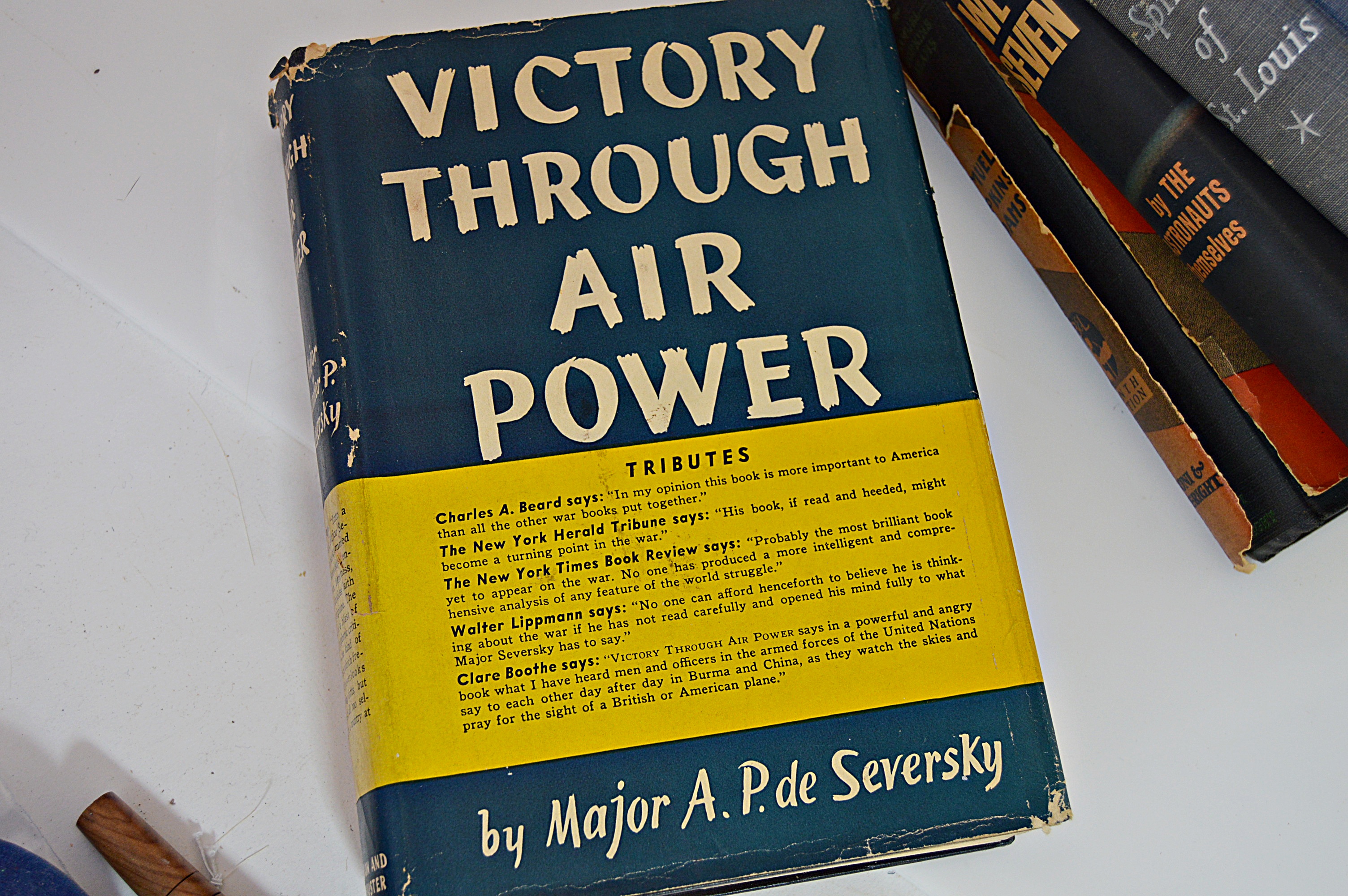 Vintage Books on Flying with Author-Signed, and WWII Aviation Books