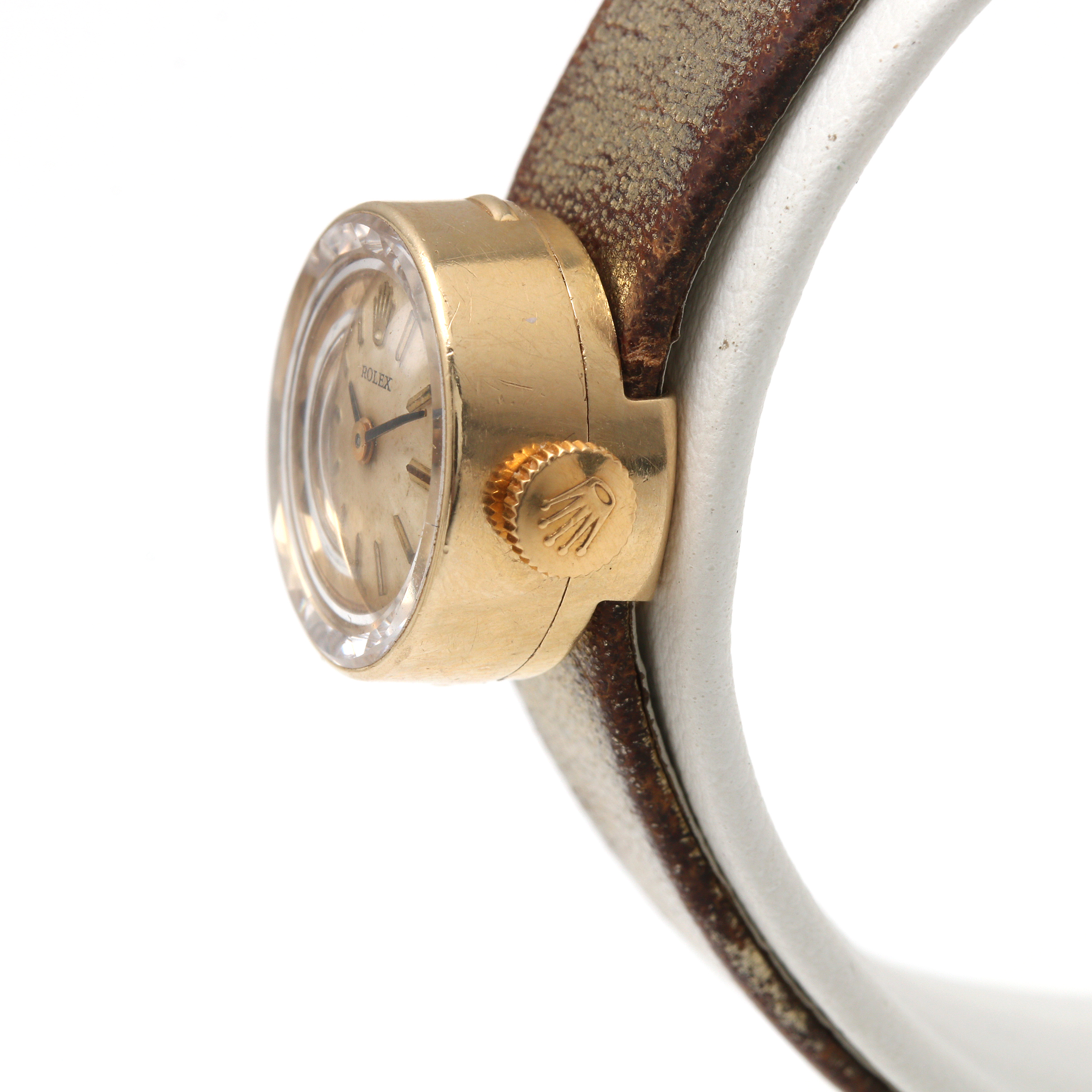 Vintage Rolex 14K Yellow Gold Watch With Interchangeable Bracelets