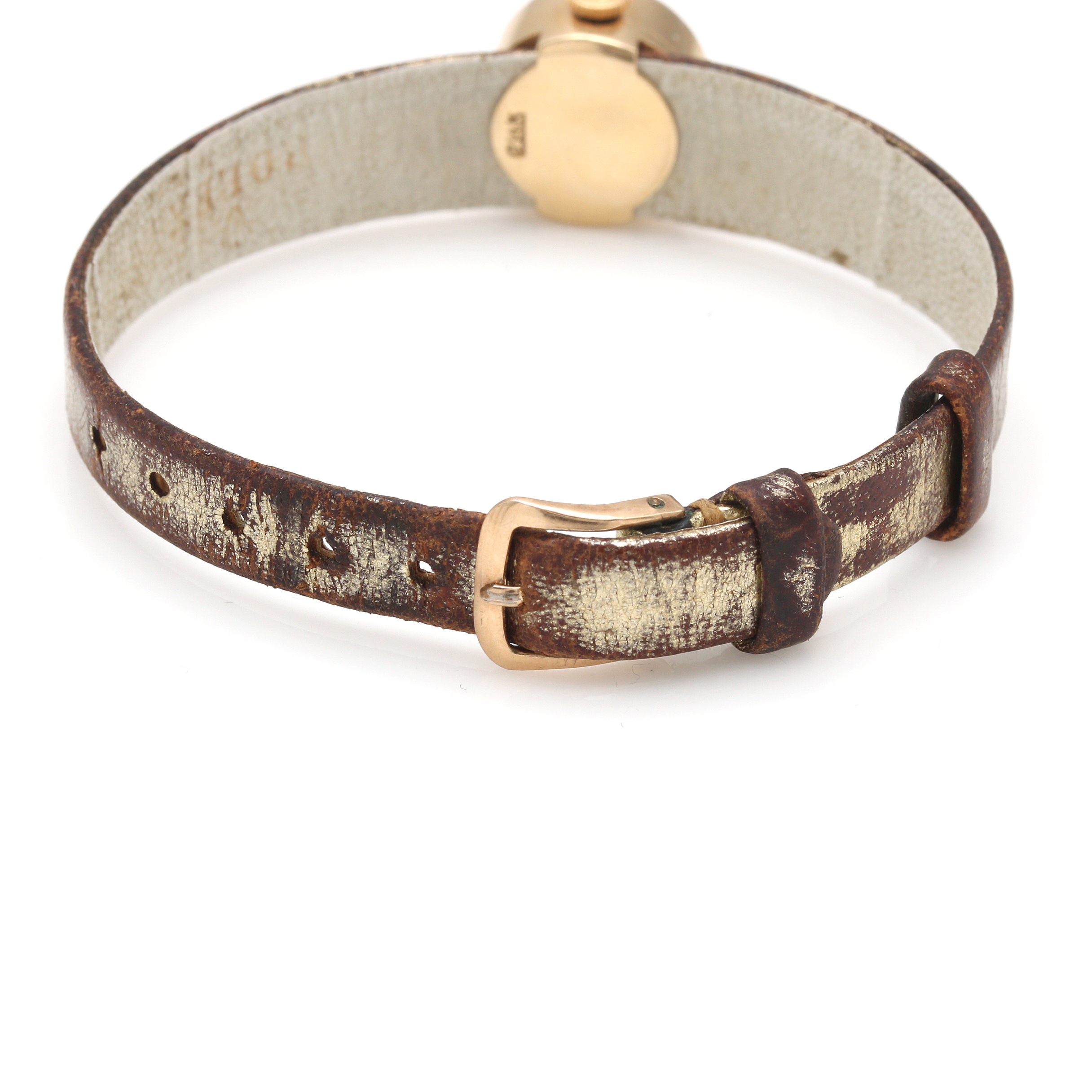 Vintage Rolex 14K Yellow Gold Watch With Interchangeable Bracelets