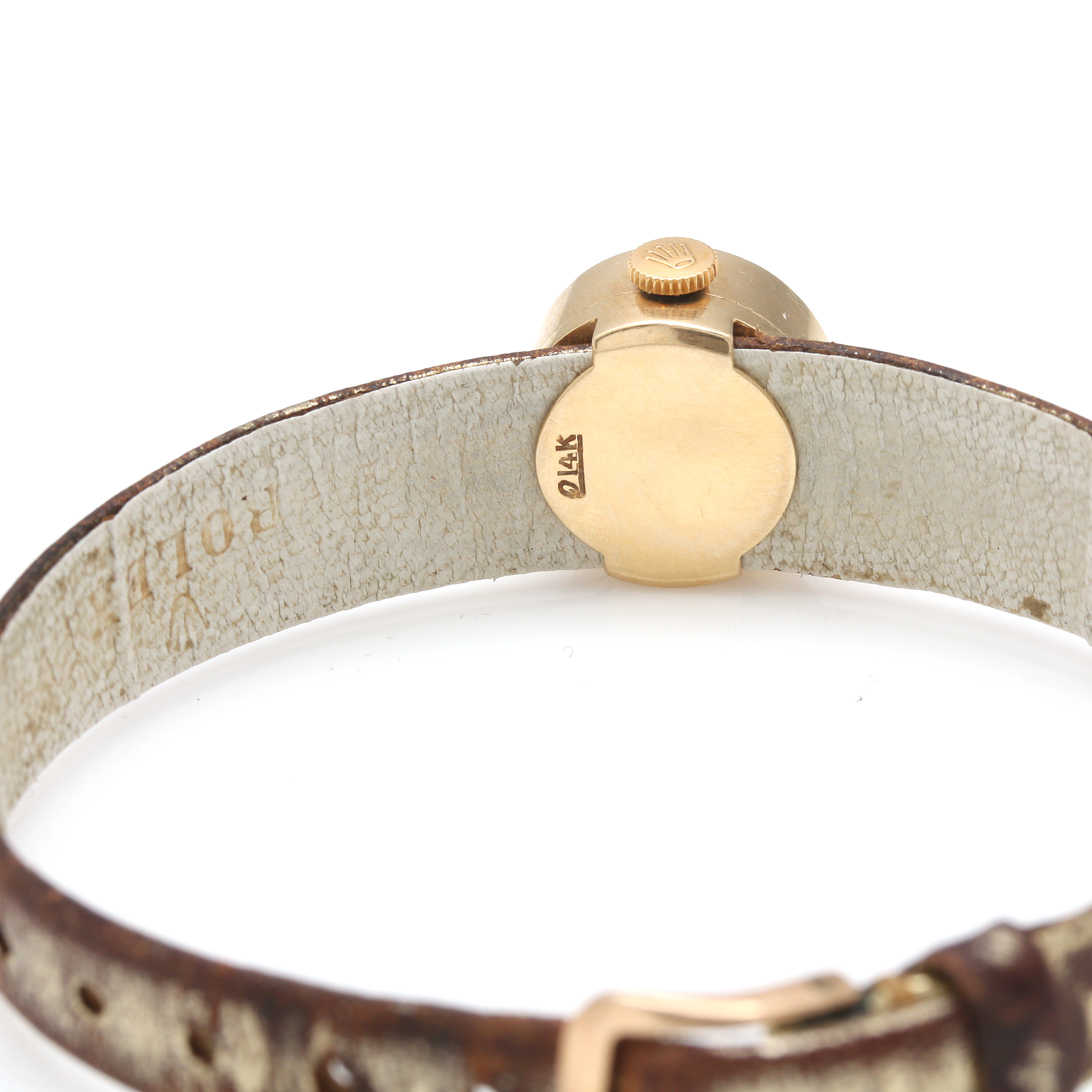 Vintage Rolex 14K Yellow Gold Watch With Interchangeable Bracelets