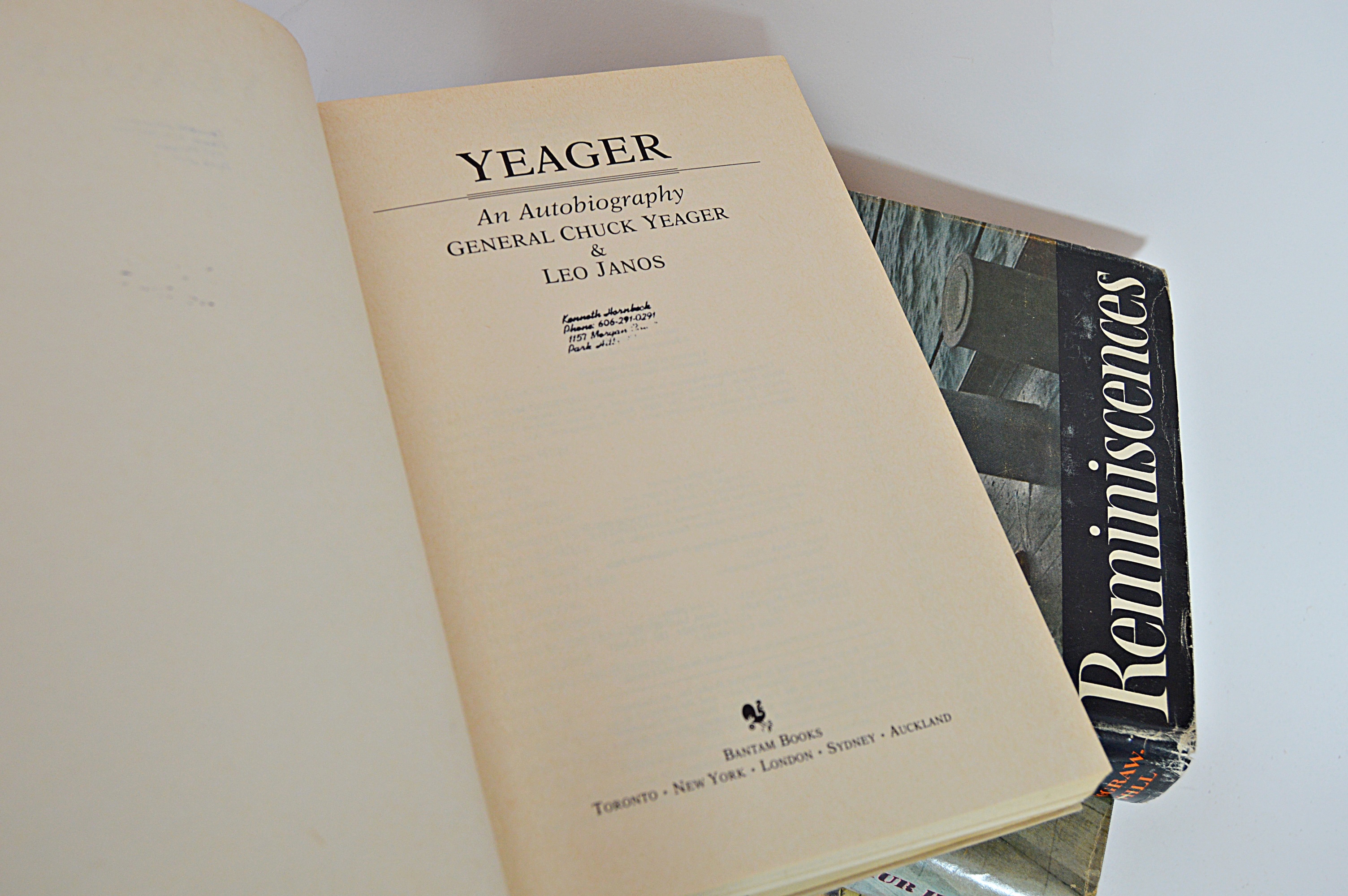 Vintage Books on Pilots and Astronauts