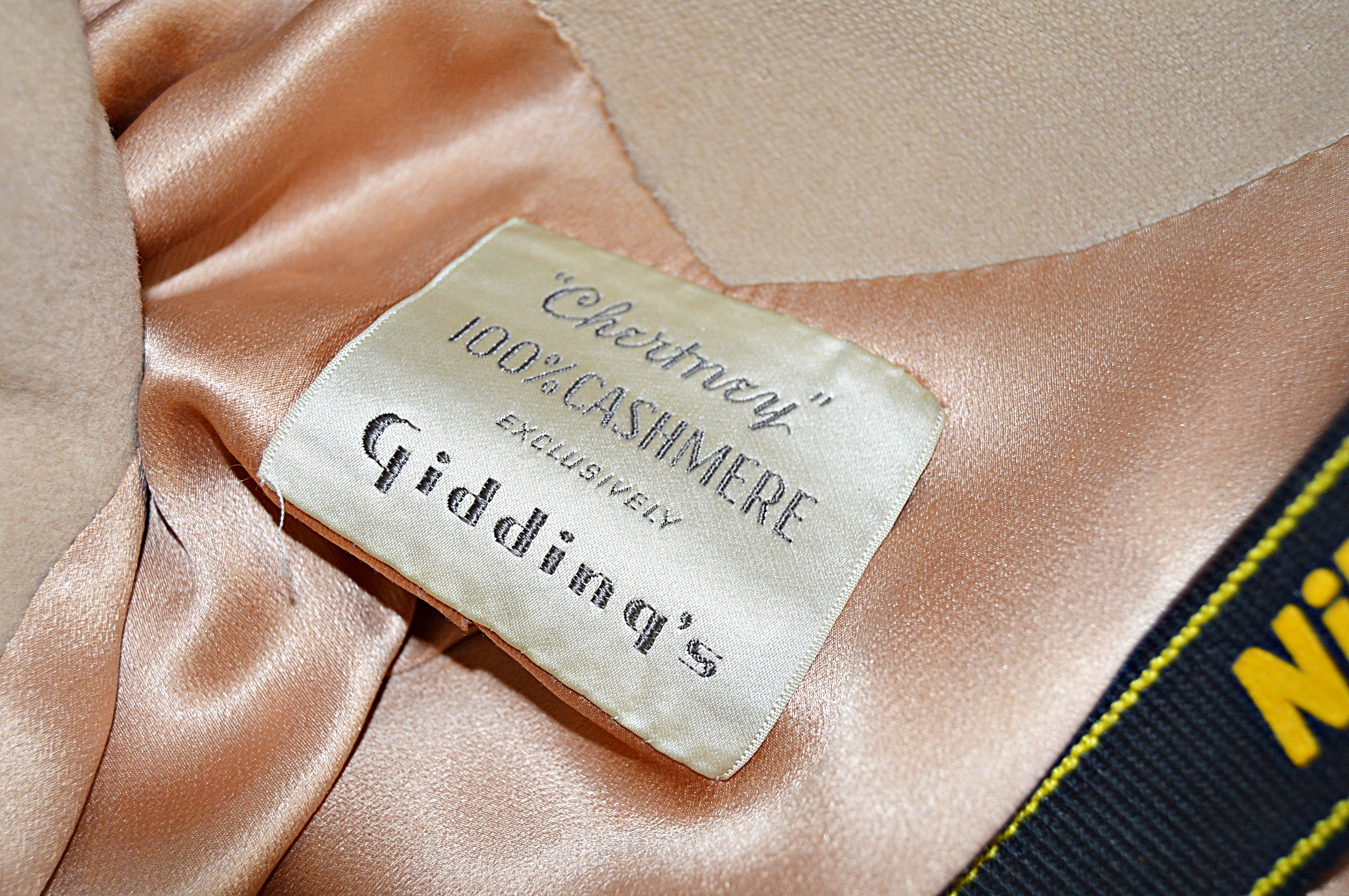 Vintage Lilli Ann Faux Leopard Fur Coat and Giddings Cashmere Coat