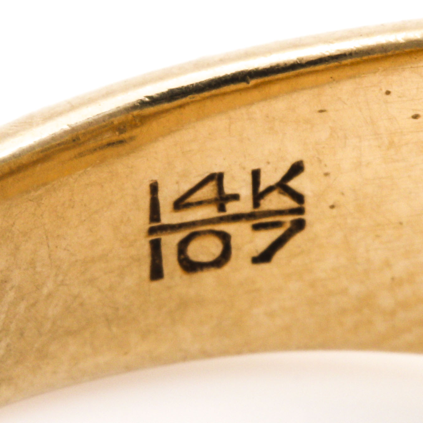 14K White Gold and Diamond Freemason's Ring