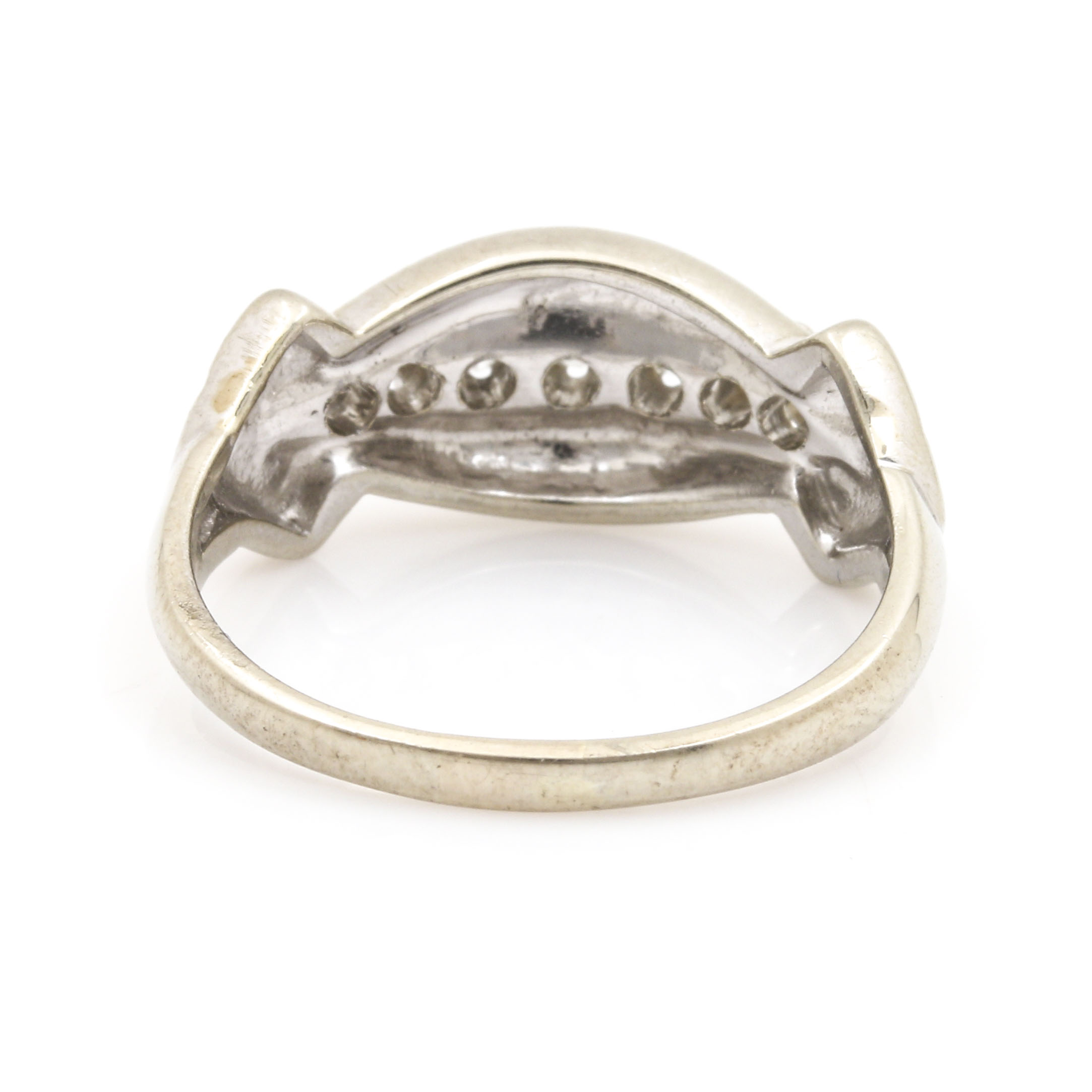 14K White Gold Diamond Ring