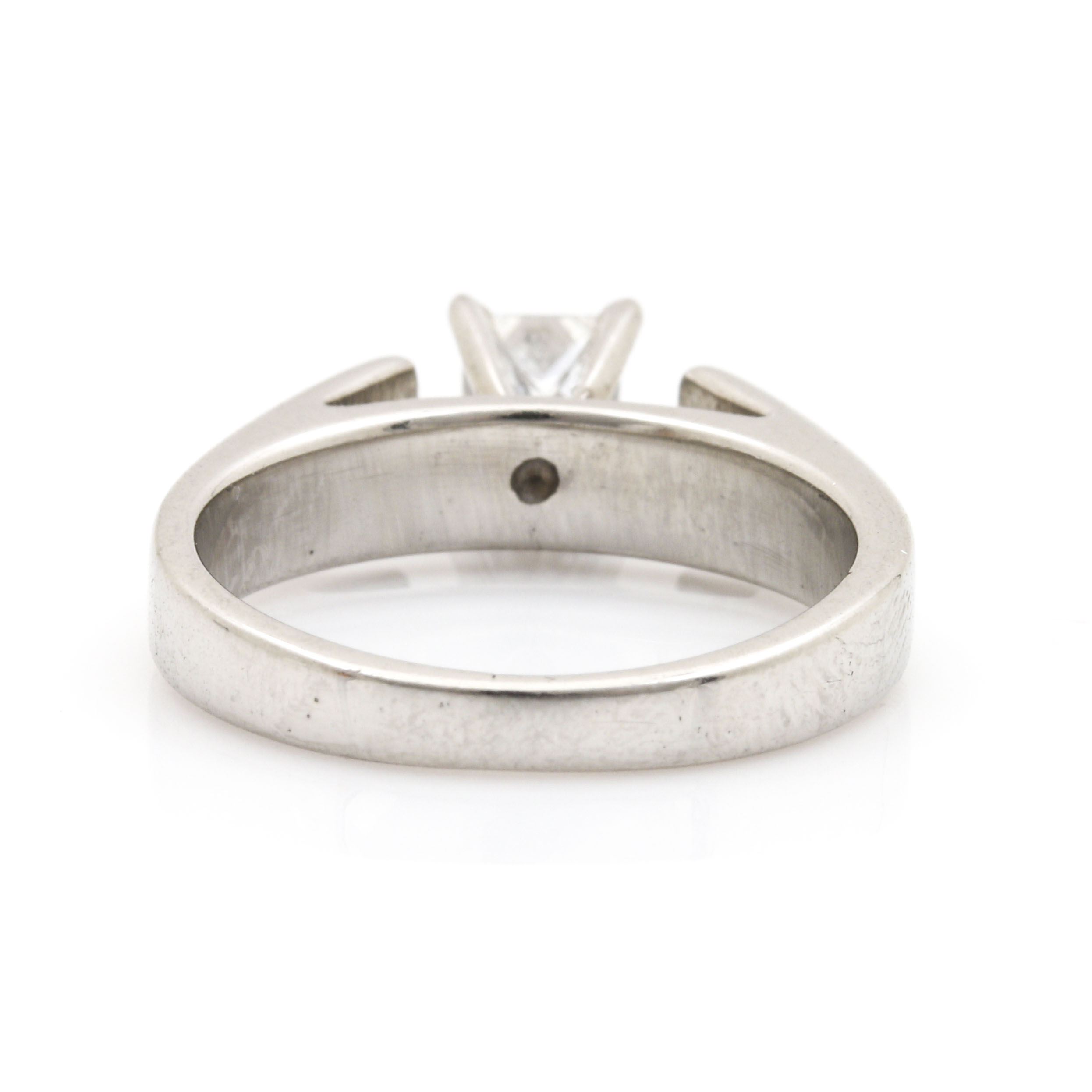 Platinum 0.50 CT Diamond Solitaire Ring