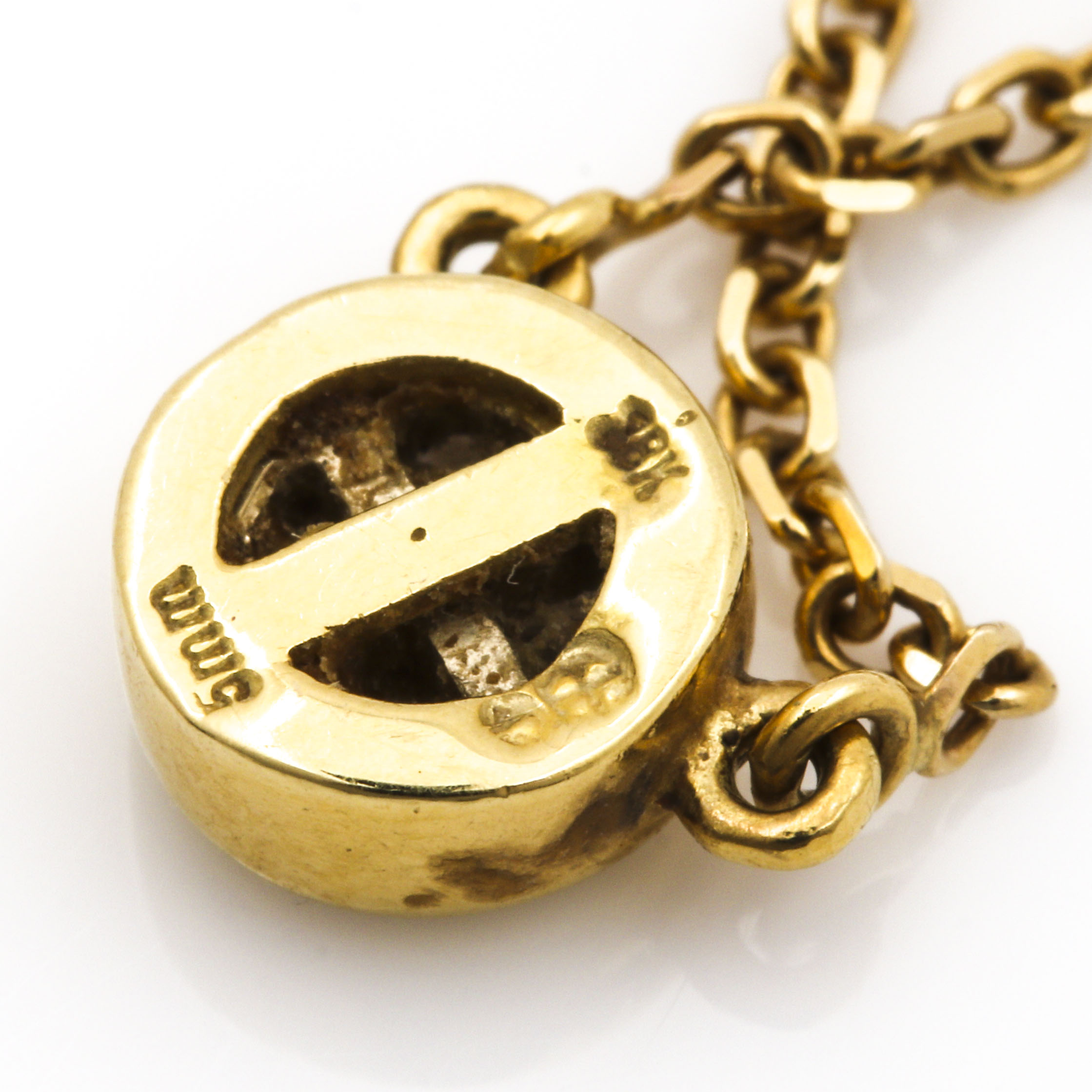 14K and 18K Yellow Gold Diamond Necklace