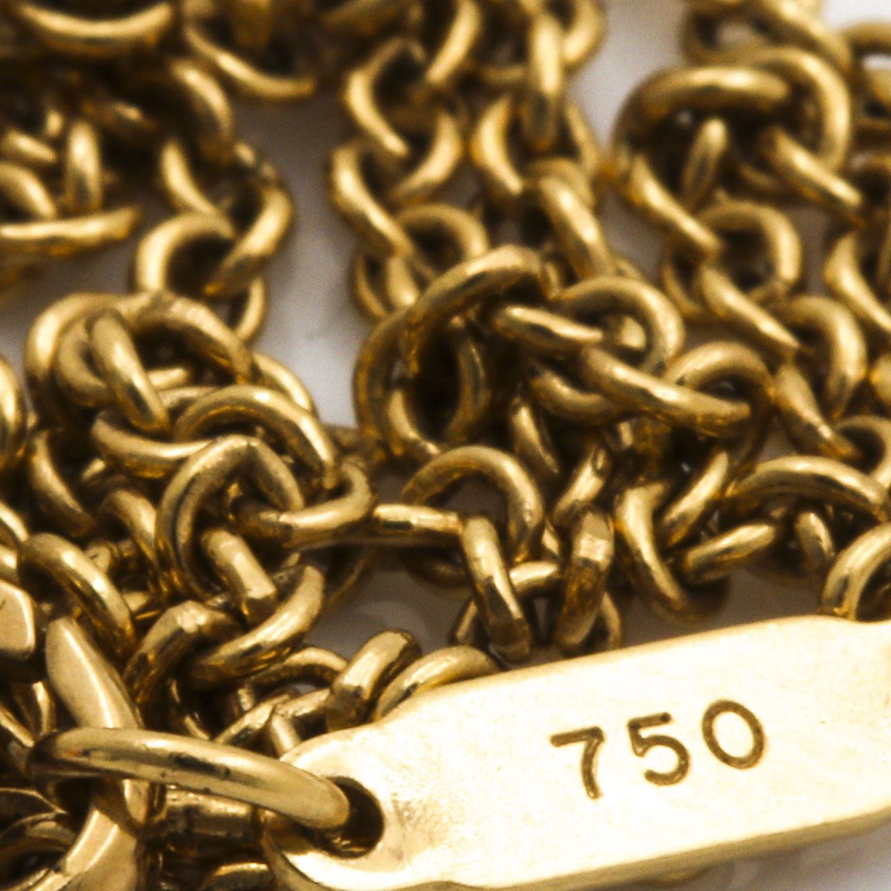 Tiffany & Co. 18K Yellow Gold Lock Pendant Necklace