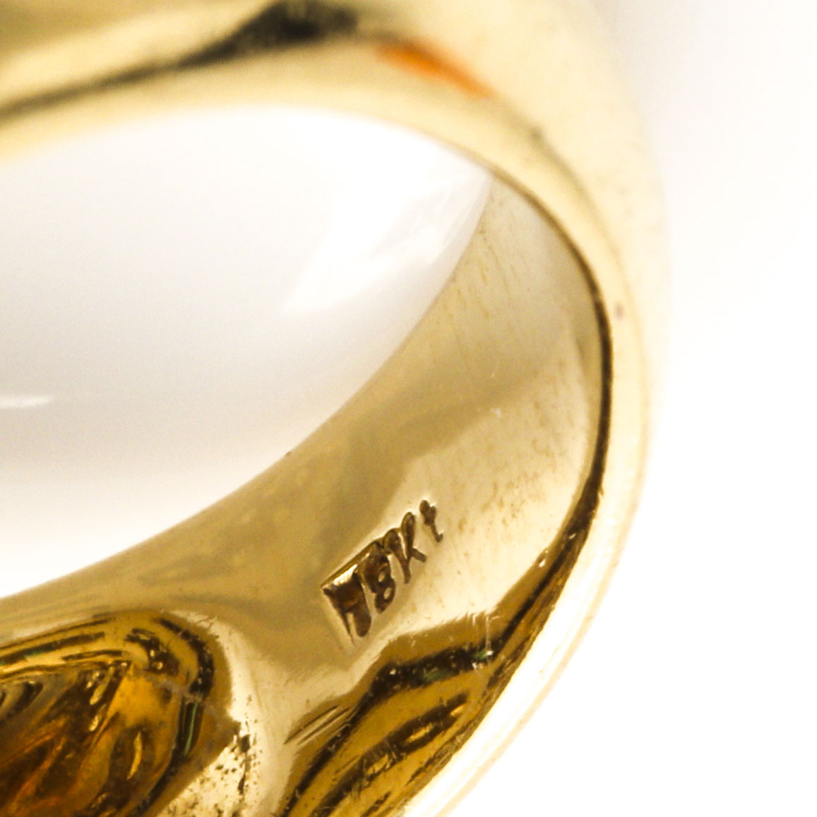 18K Yellow Gold Tsavorite Garnet and Yellow Sapphire Cocktail Ring