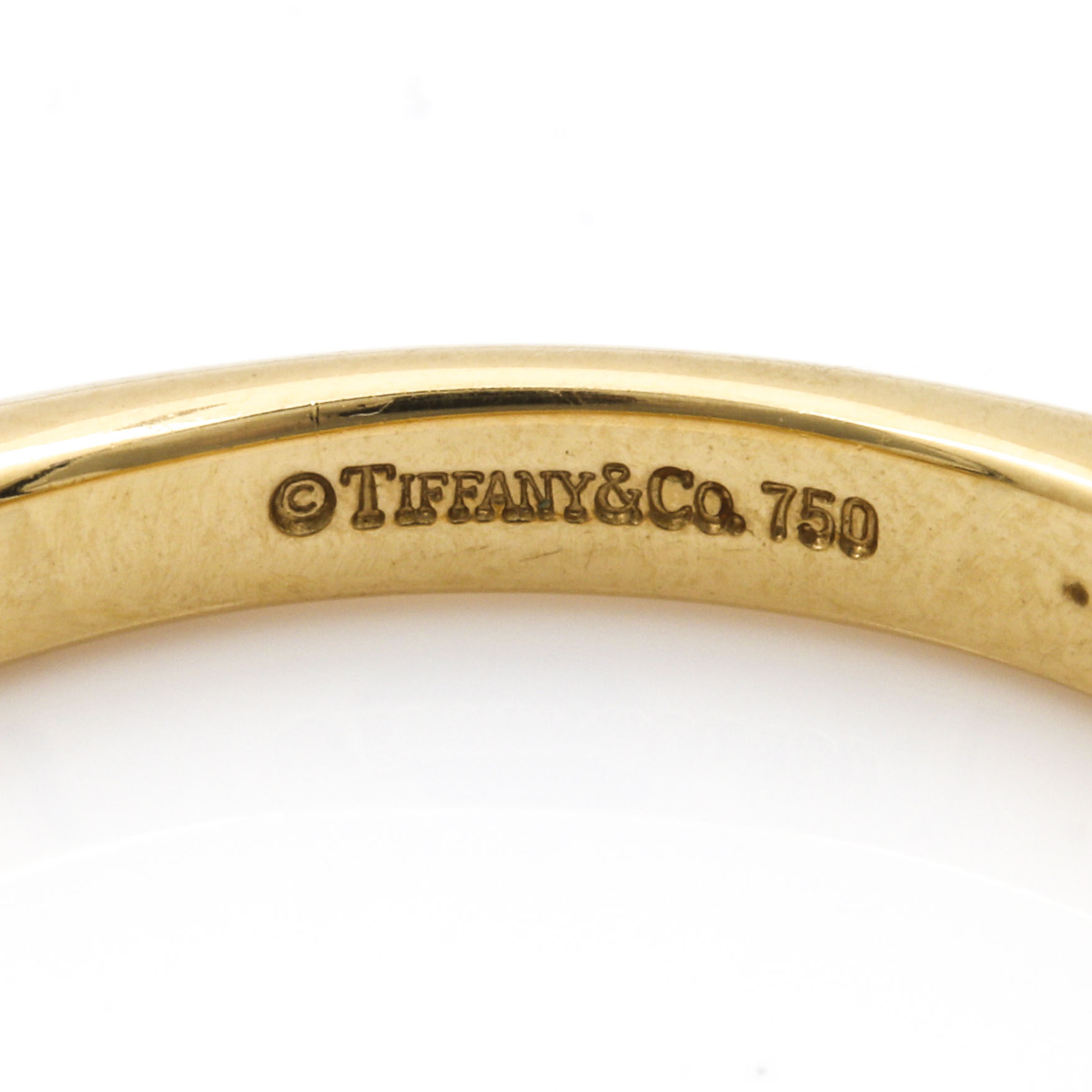 Tiffany & Co. 18K Yellow Gold Square Cushion Hoop Earrings