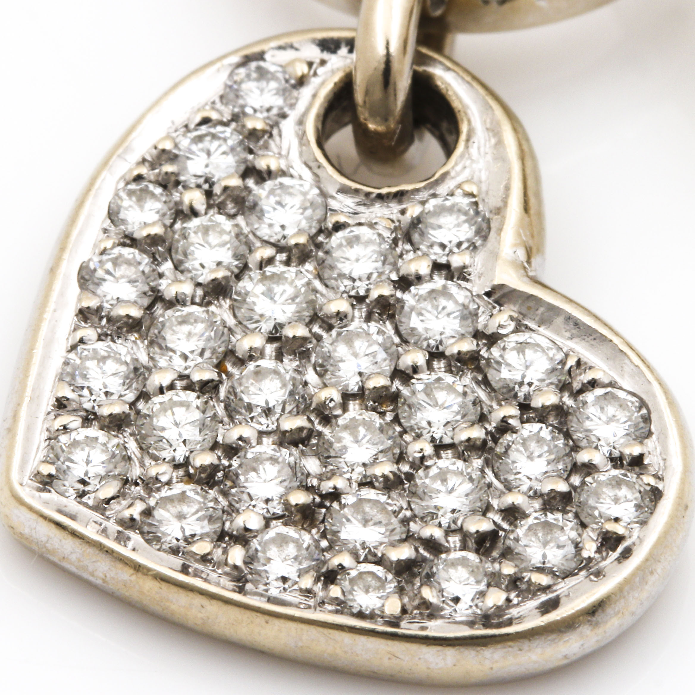 18K White Gold 1.25 CTW Diamond Heart Bracelet