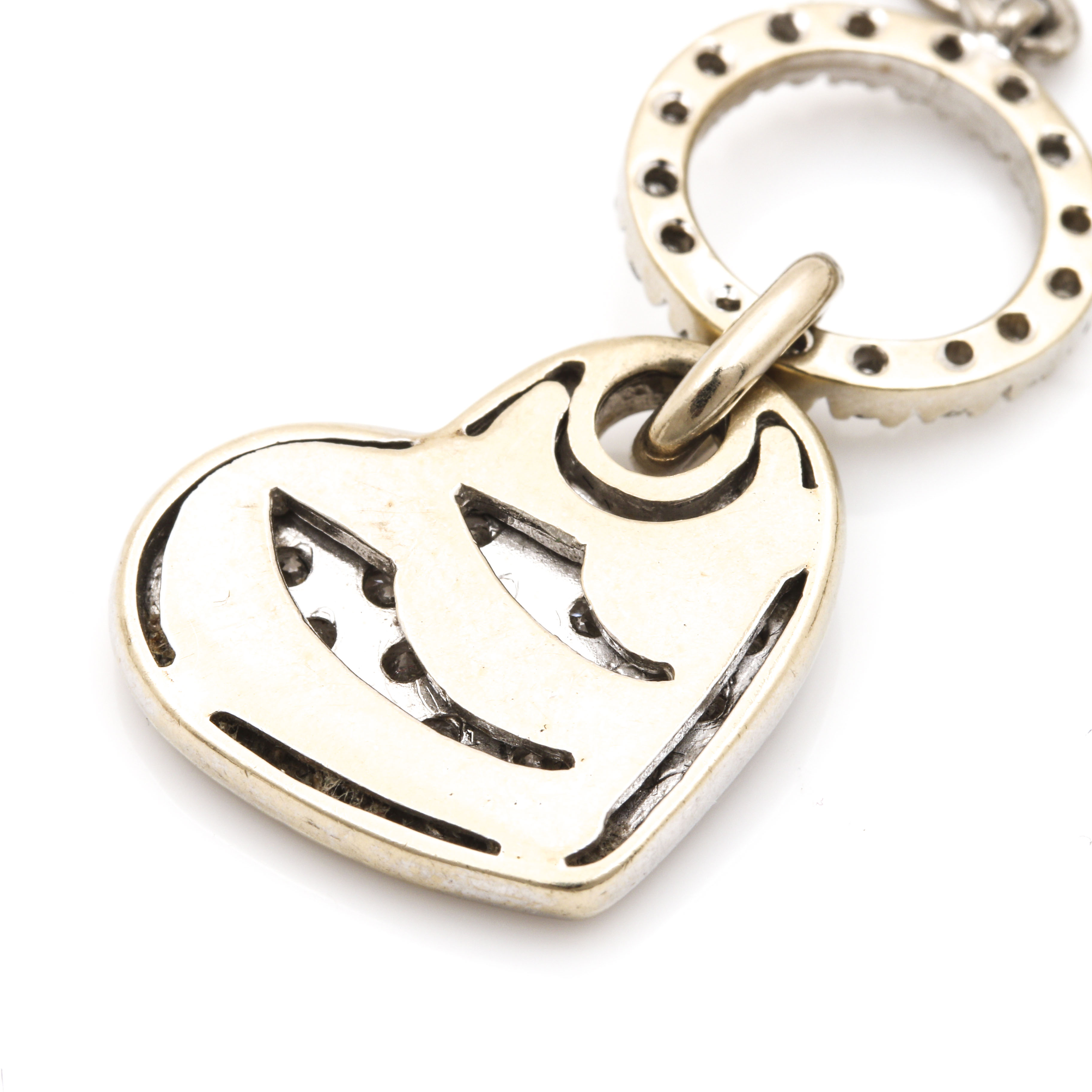 18K White Gold 1.25 CTW Diamond Heart Bracelet