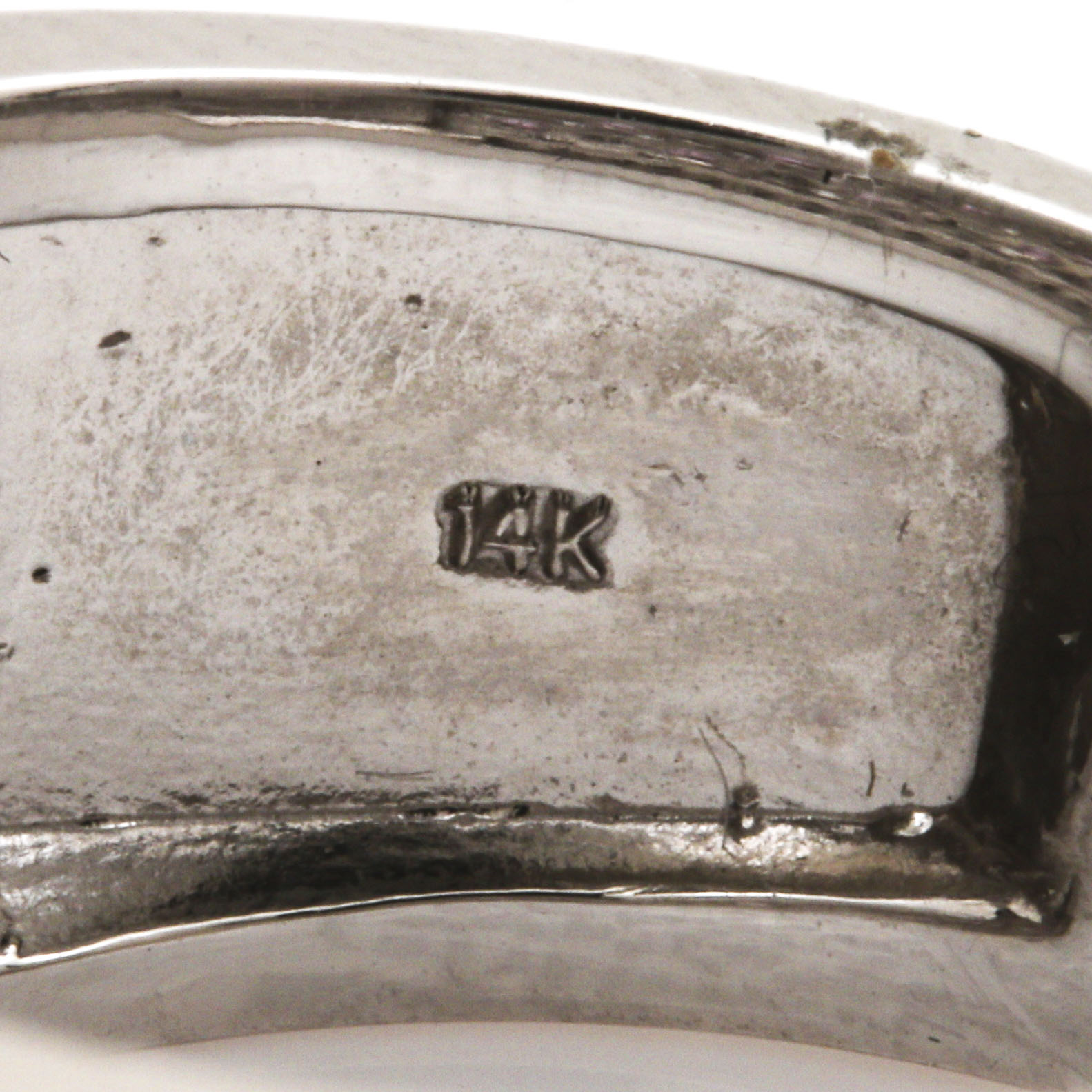 EFFY 14K White Gold Fancy Pink Sapphire and Diamond Ring