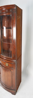 Bernhardt Hepplewhite Style Mahogany Corner Cabinet