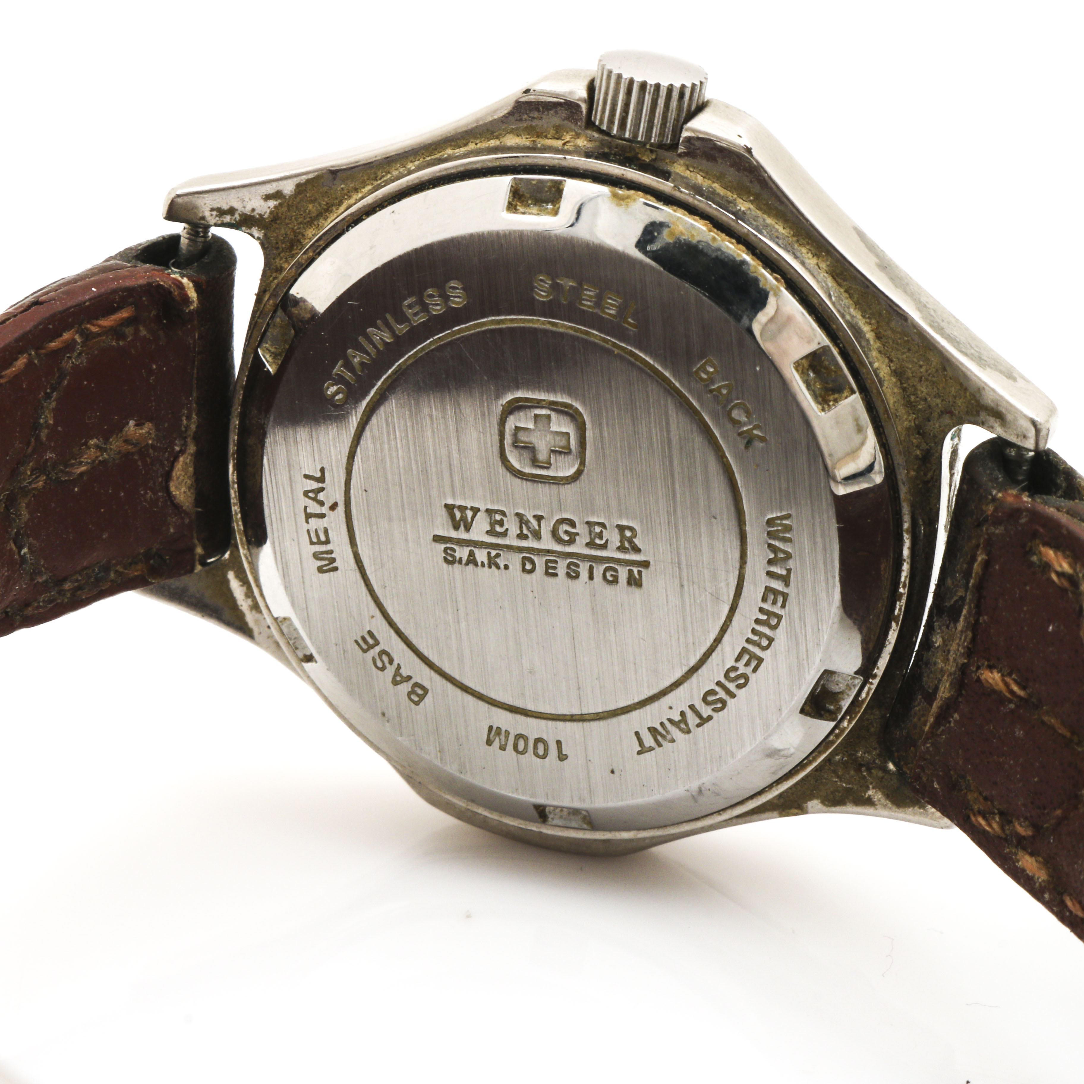 Selection of Favre-Leuba Rolled Gold and Wenger Silver Tone Watches