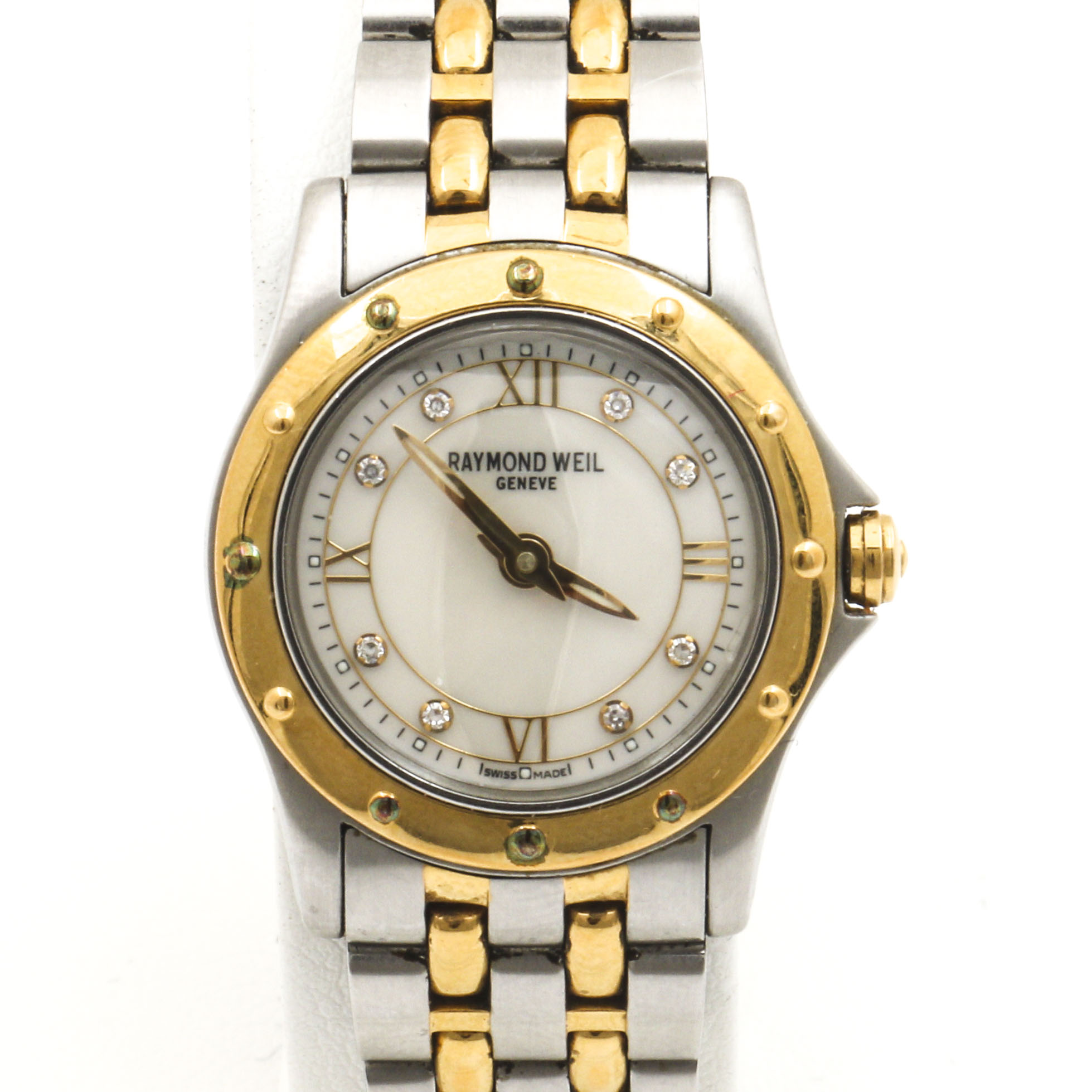 PRIORITY-Raymond Weil Diamond Stainless Steel Watch