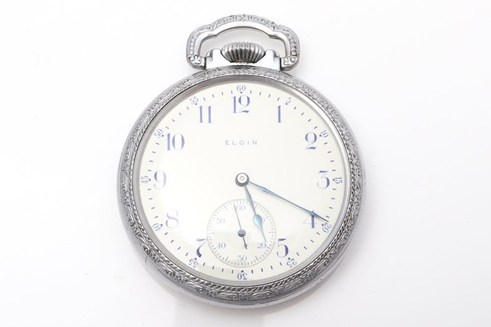 1908 Elgin Seventeen Jewel Pocket Watch