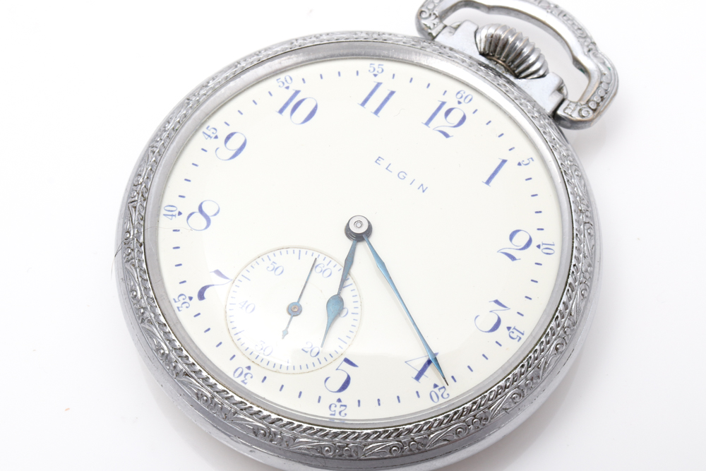 1908 Elgin Seventeen Jewel Pocket Watch