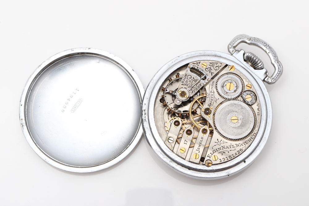 1908 Elgin Seventeen Jewel Pocket Watch