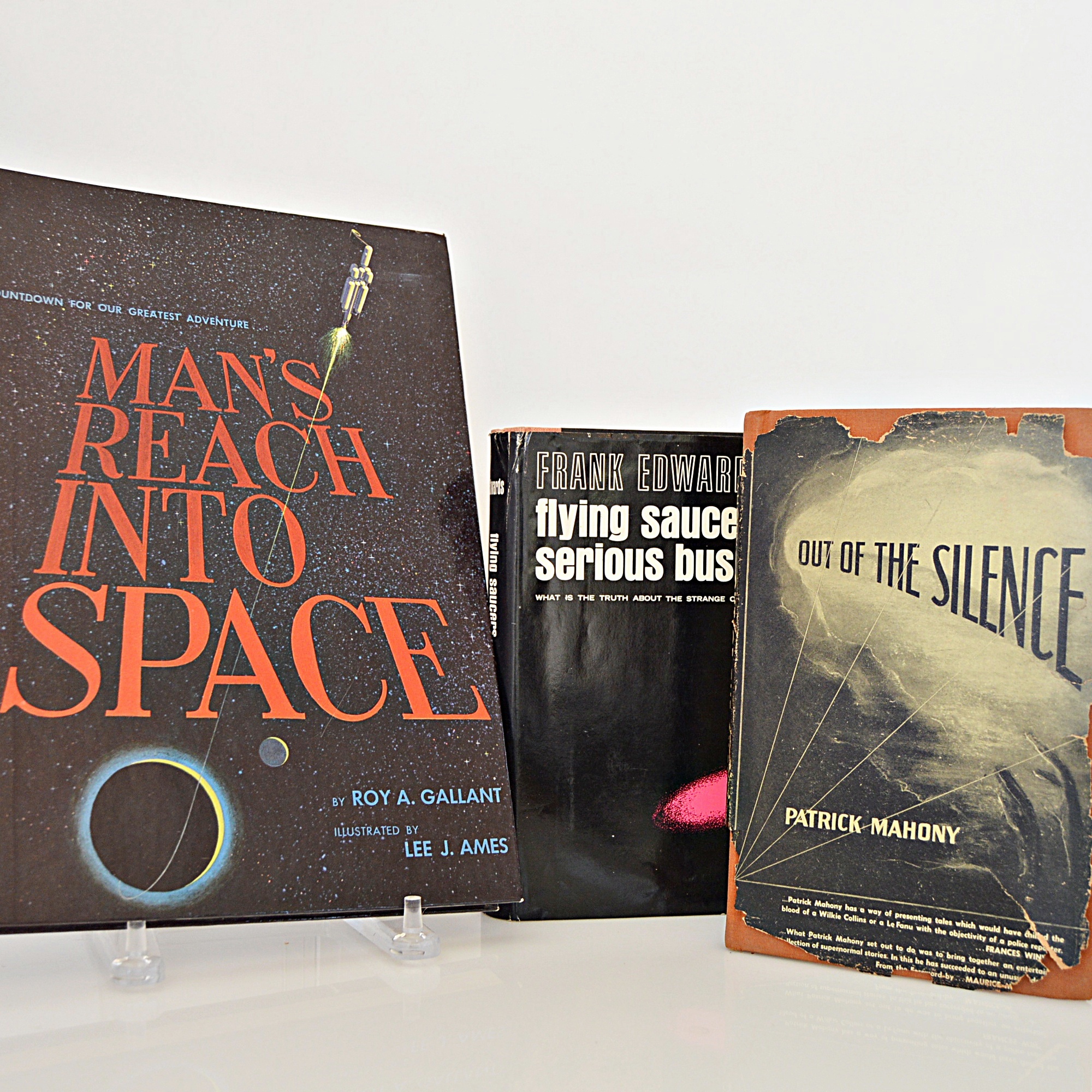 Vintage Books on UFO's with Author-Signed