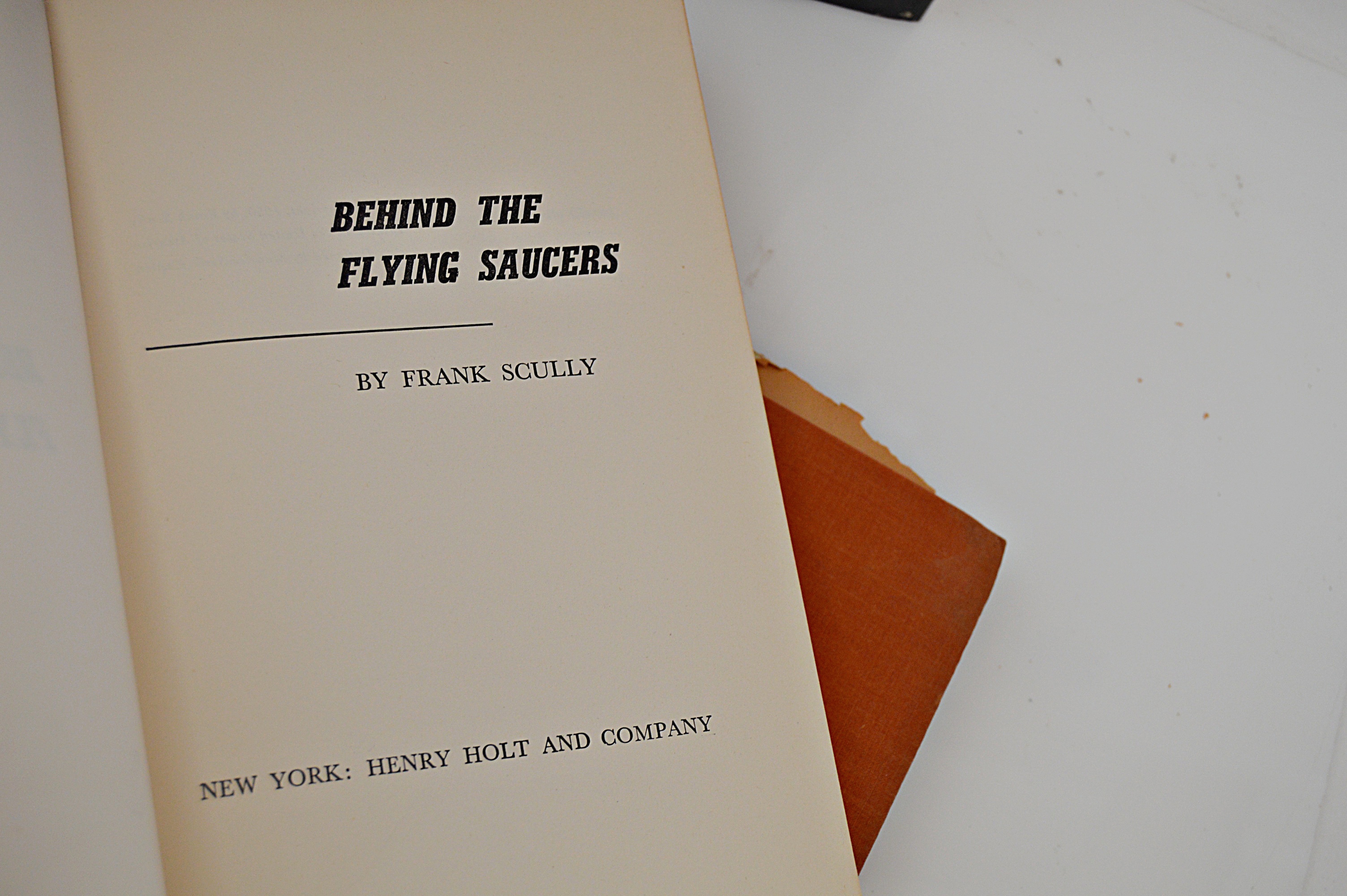 Vintage Books on UFO's with Author-Signed