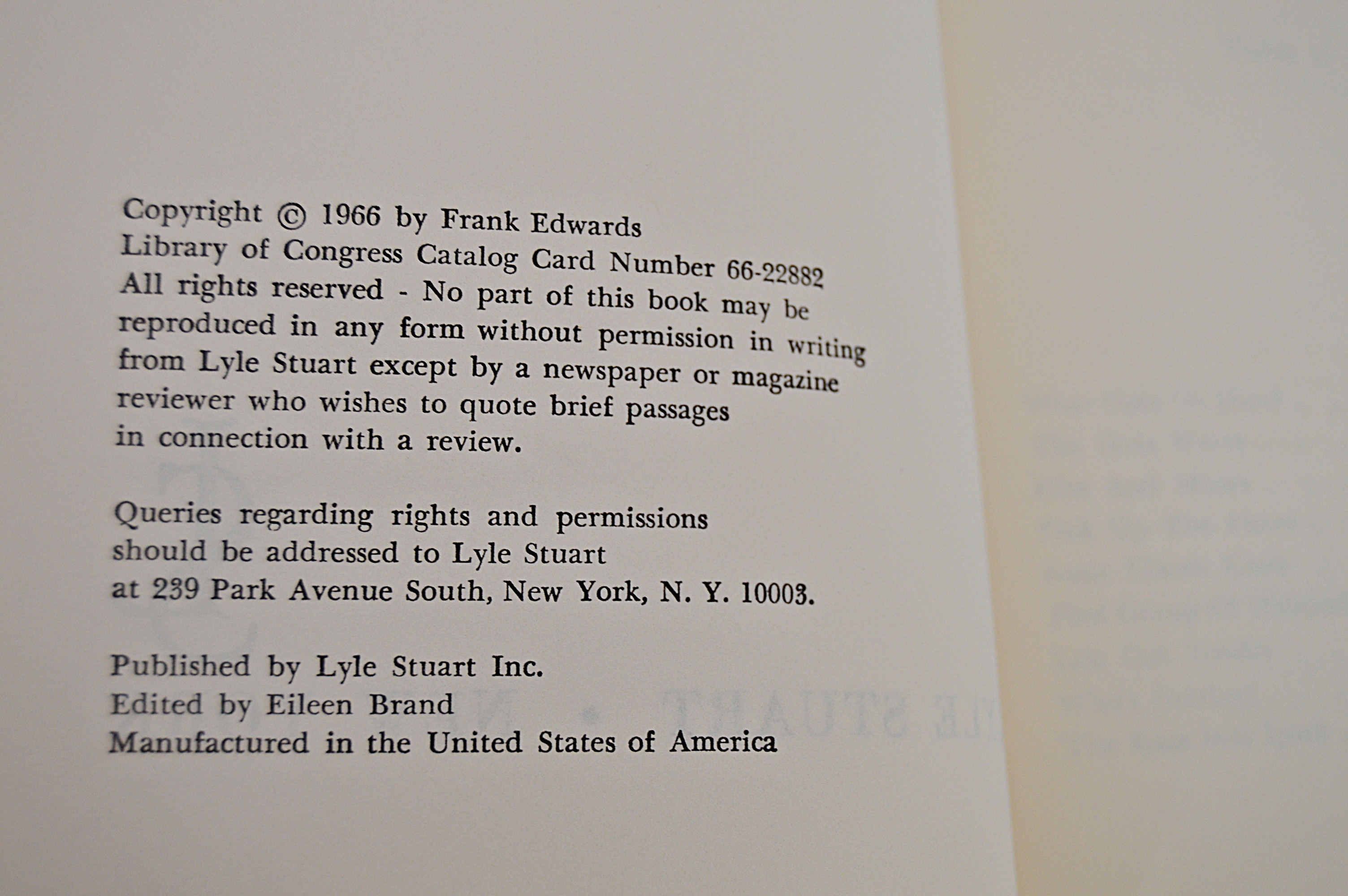 Vintage Books on UFO's with Author-Signed