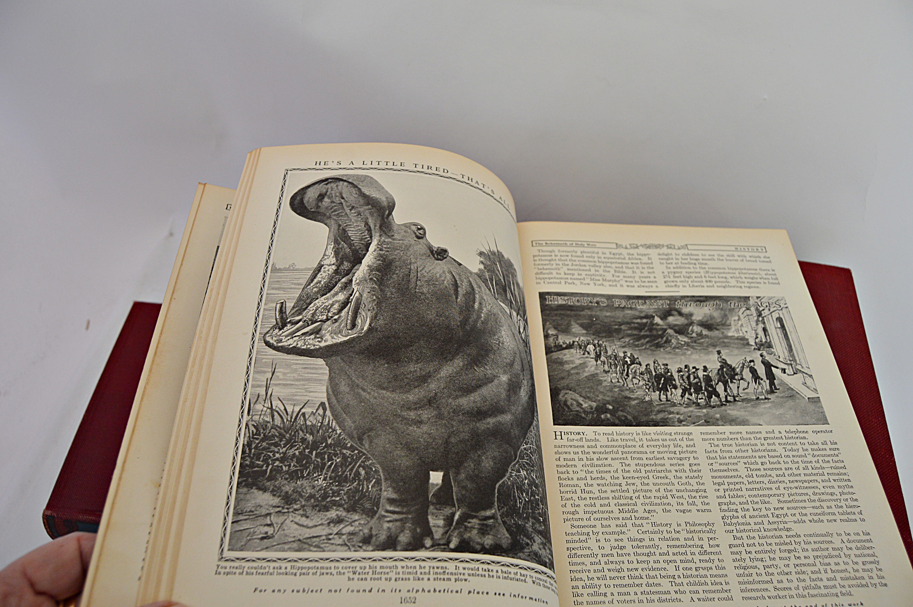 Set of 1922 Compton's Pictured Encyclopedias