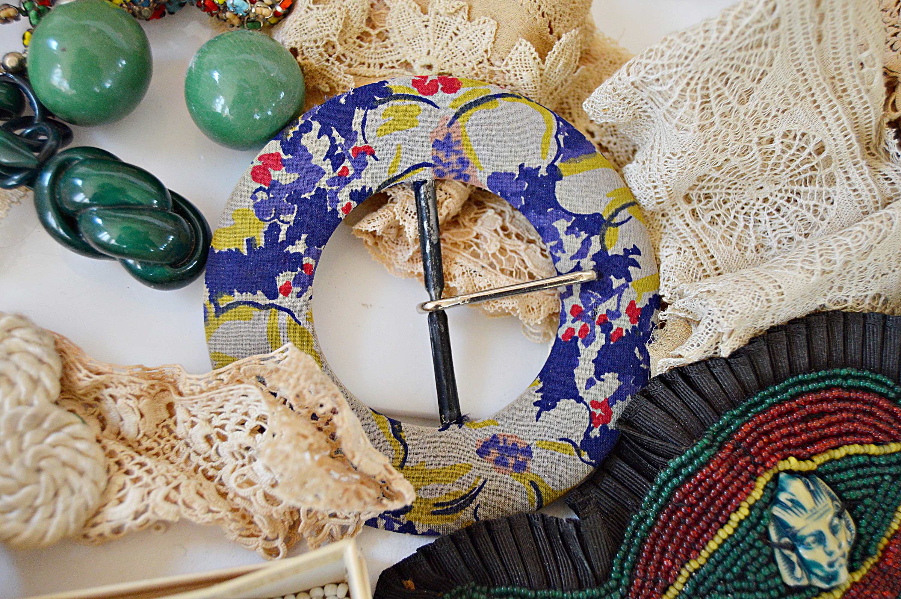 Antique Lace Collars and Trims, "The Christy Girl", Beaded Jewelry