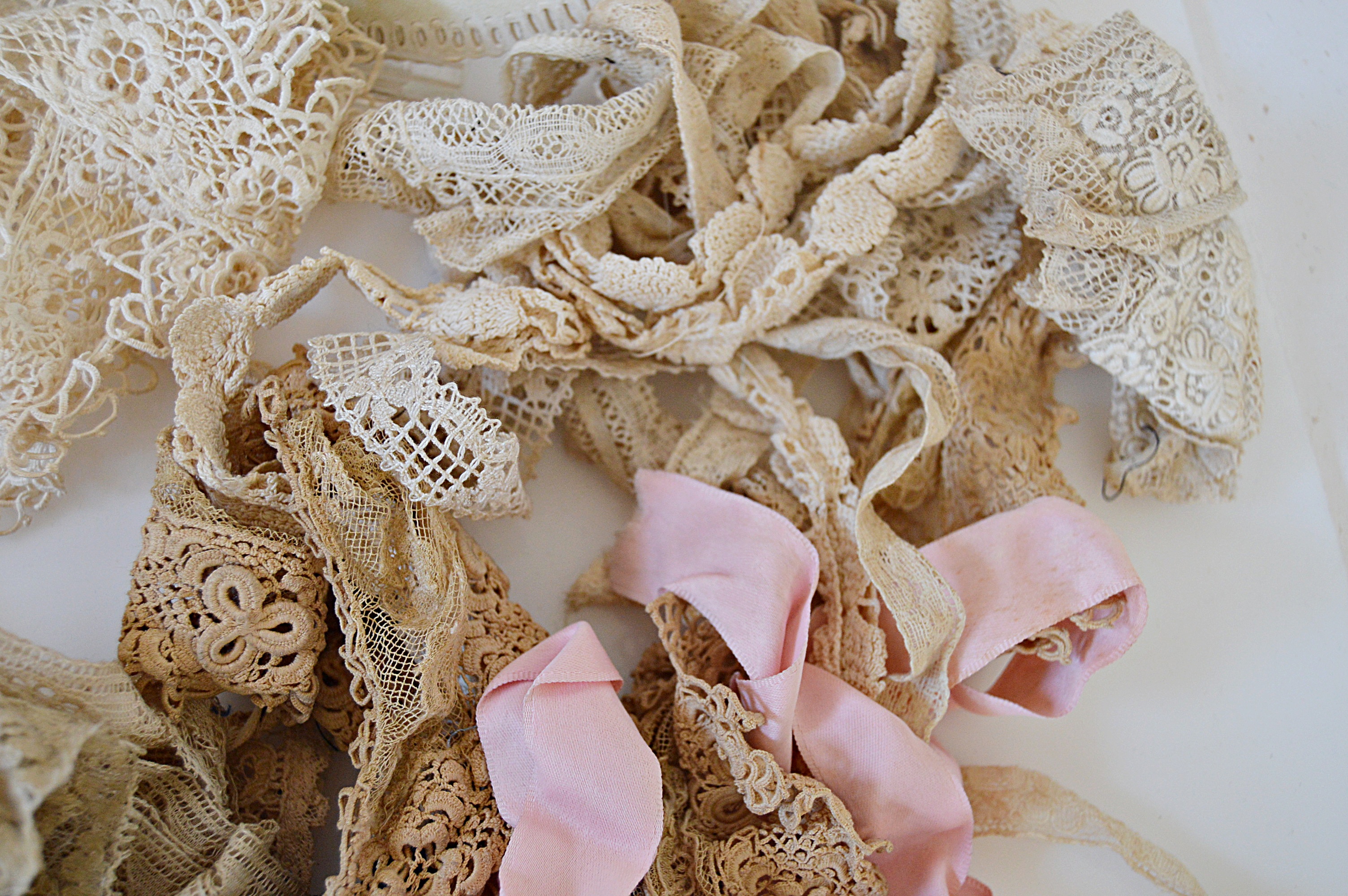 Antique Lace Collars and Trims, "The Christy Girl", Beaded Jewelry