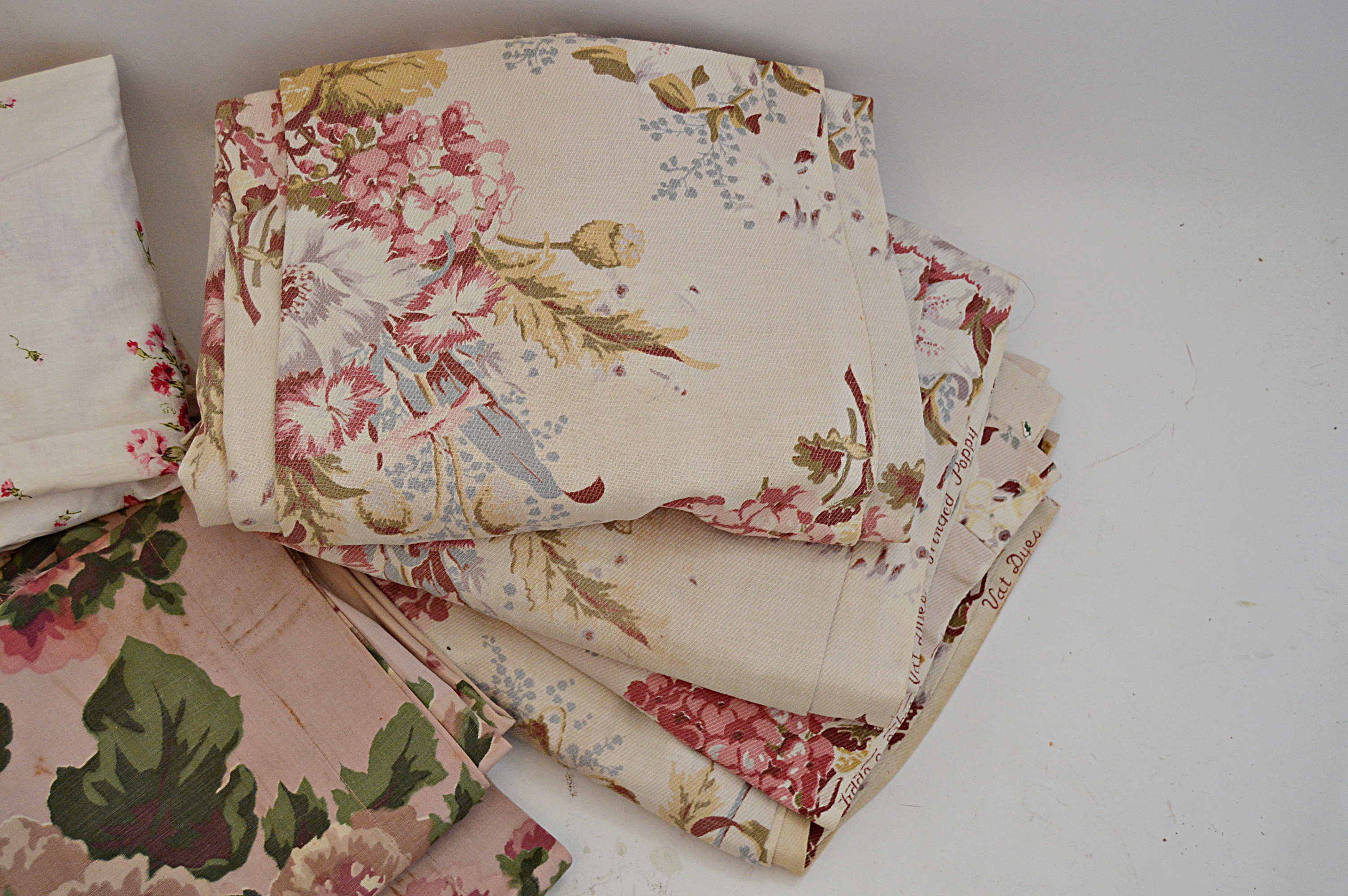 Vintage Floral Curtains