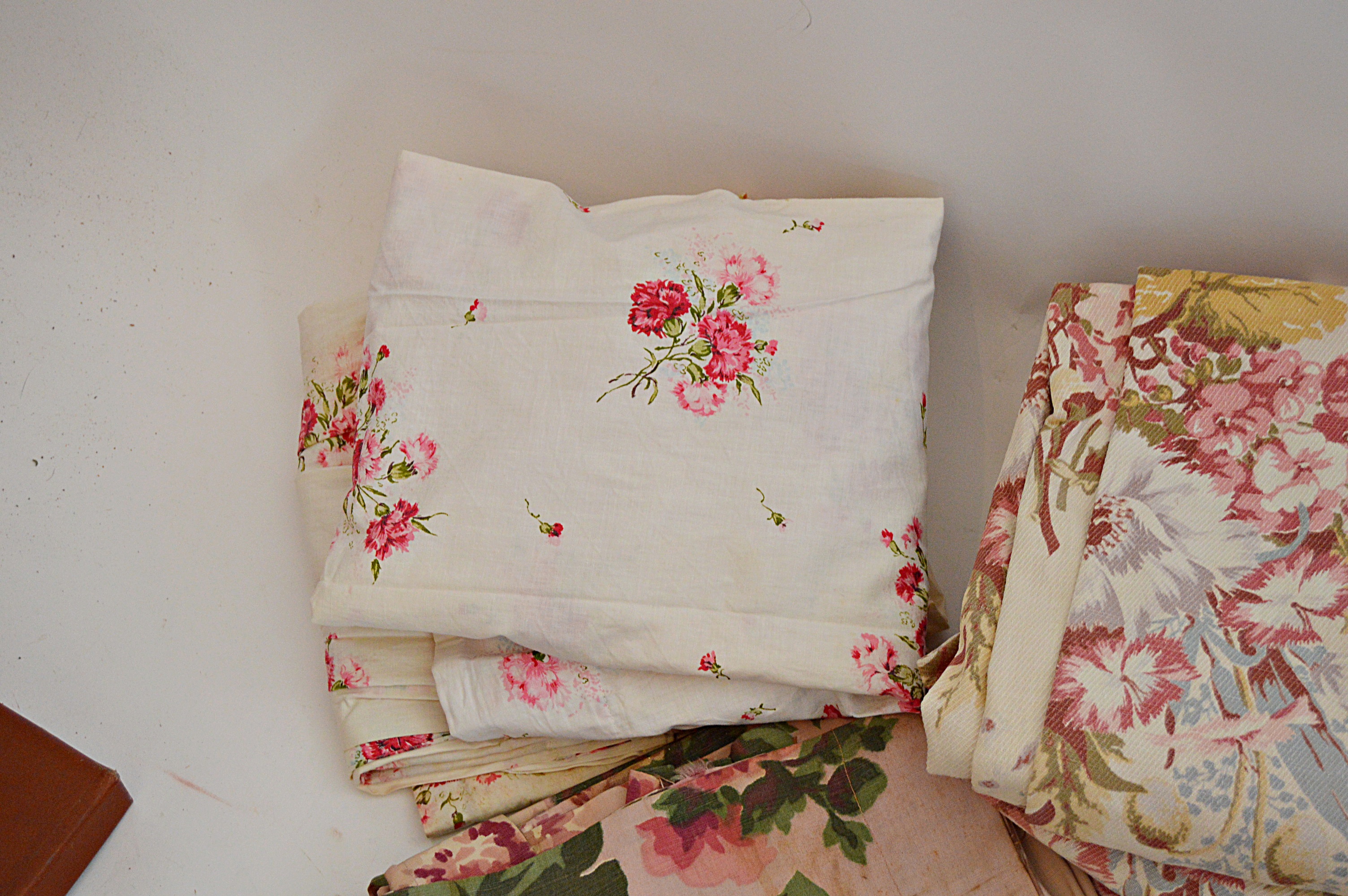 Vintage Floral Curtains