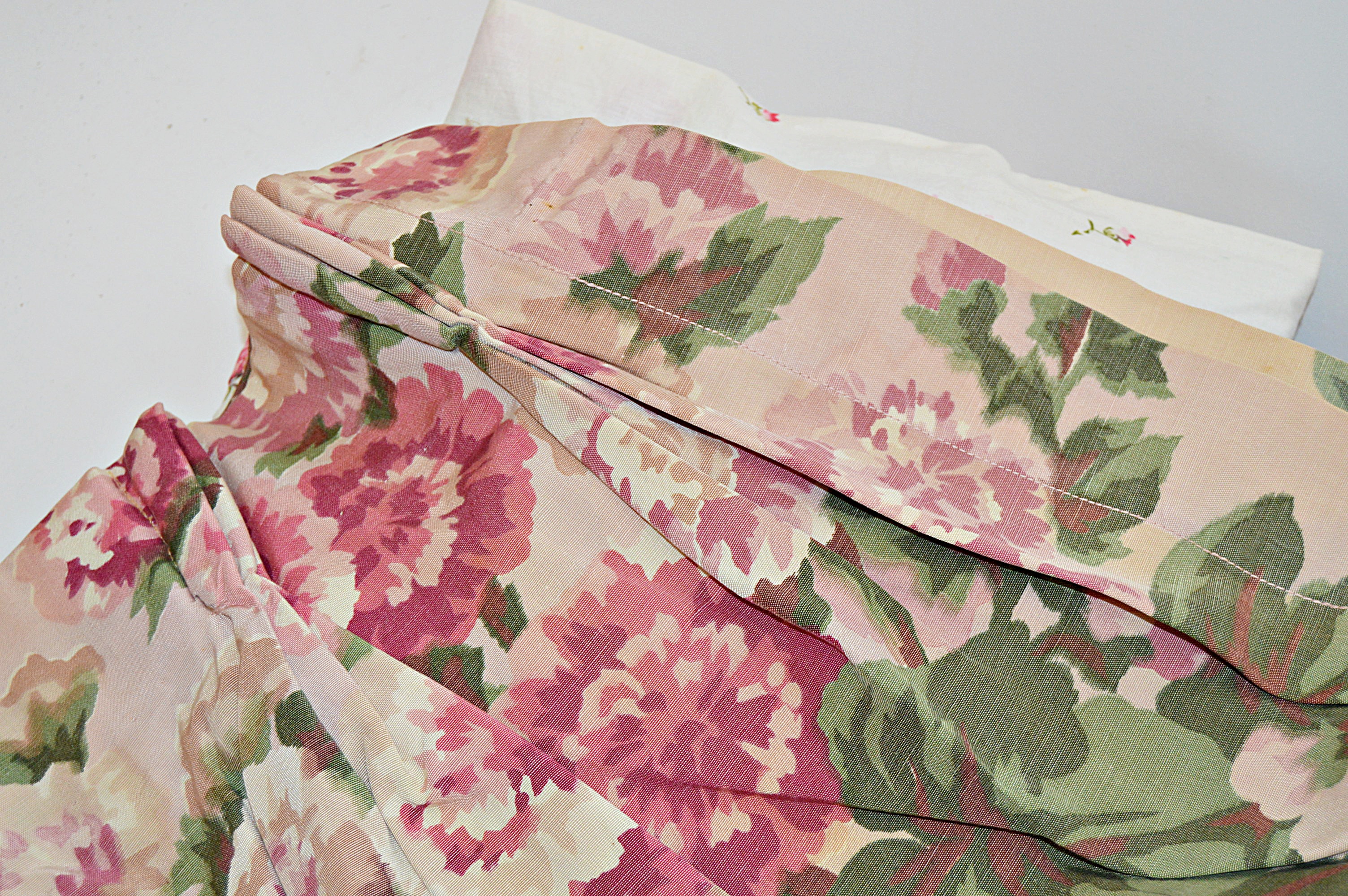 Vintage Floral Curtains