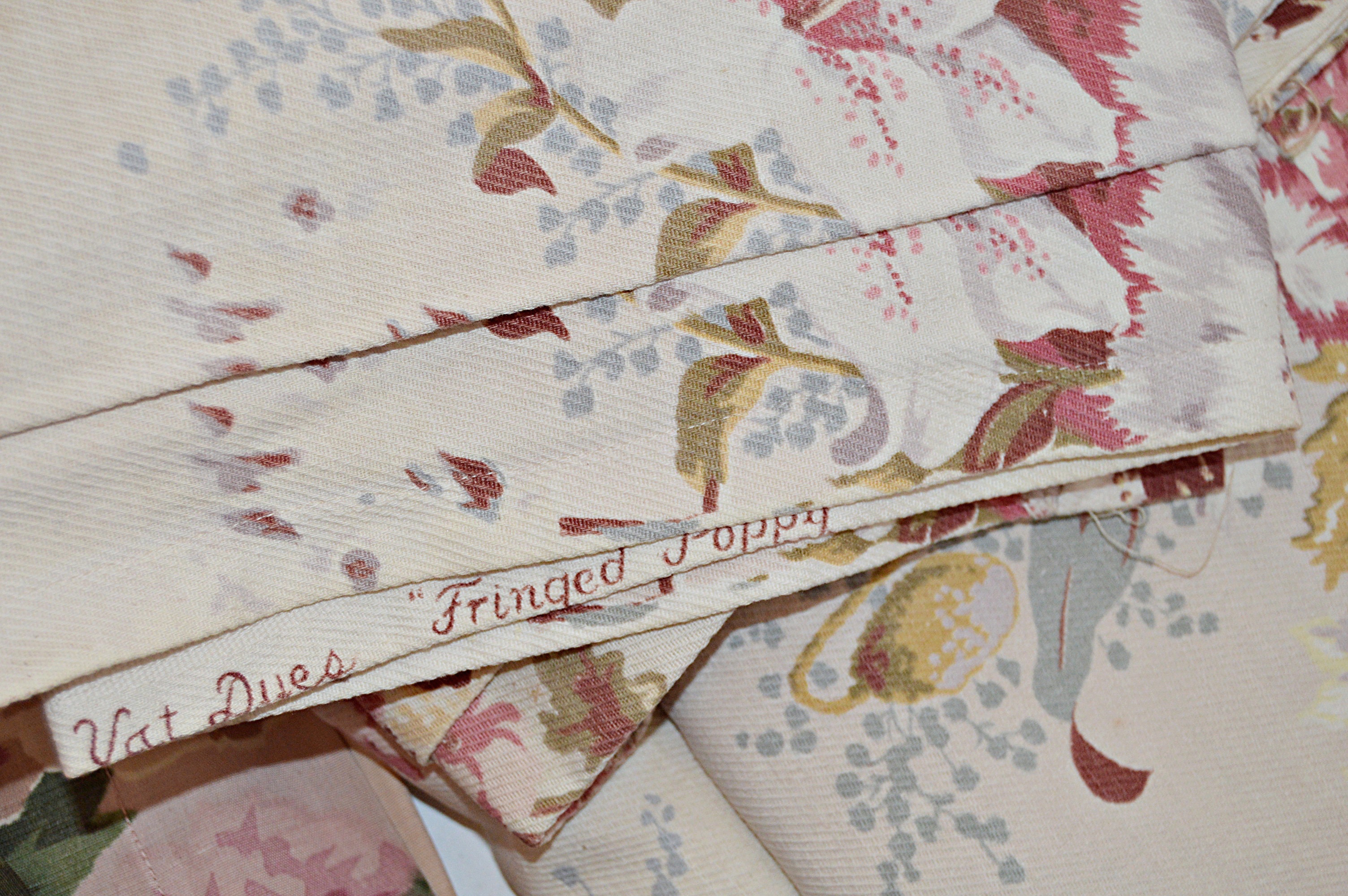 Vintage Floral Curtains