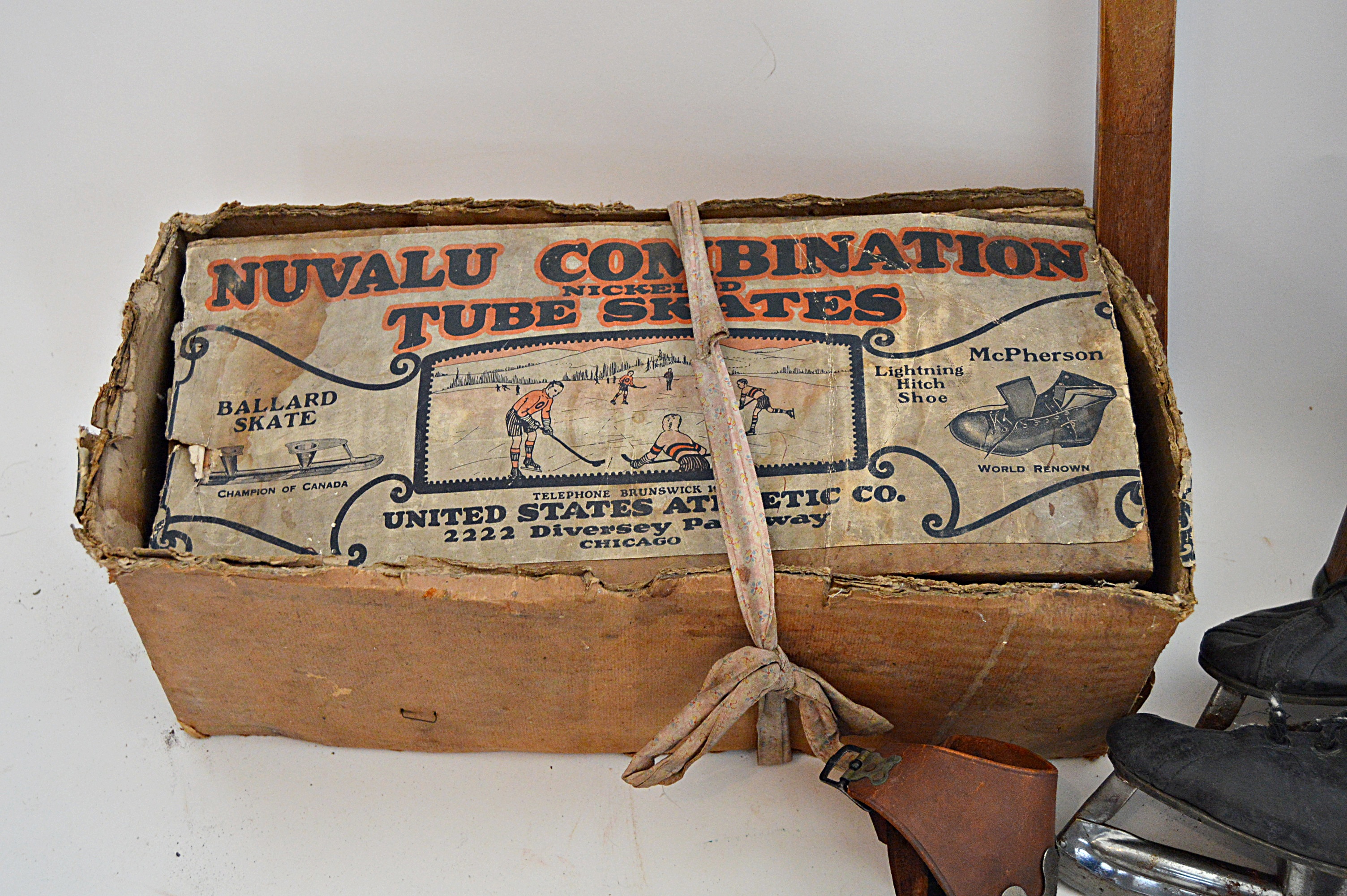 Vintage Tennis Racquets and Ice Skates