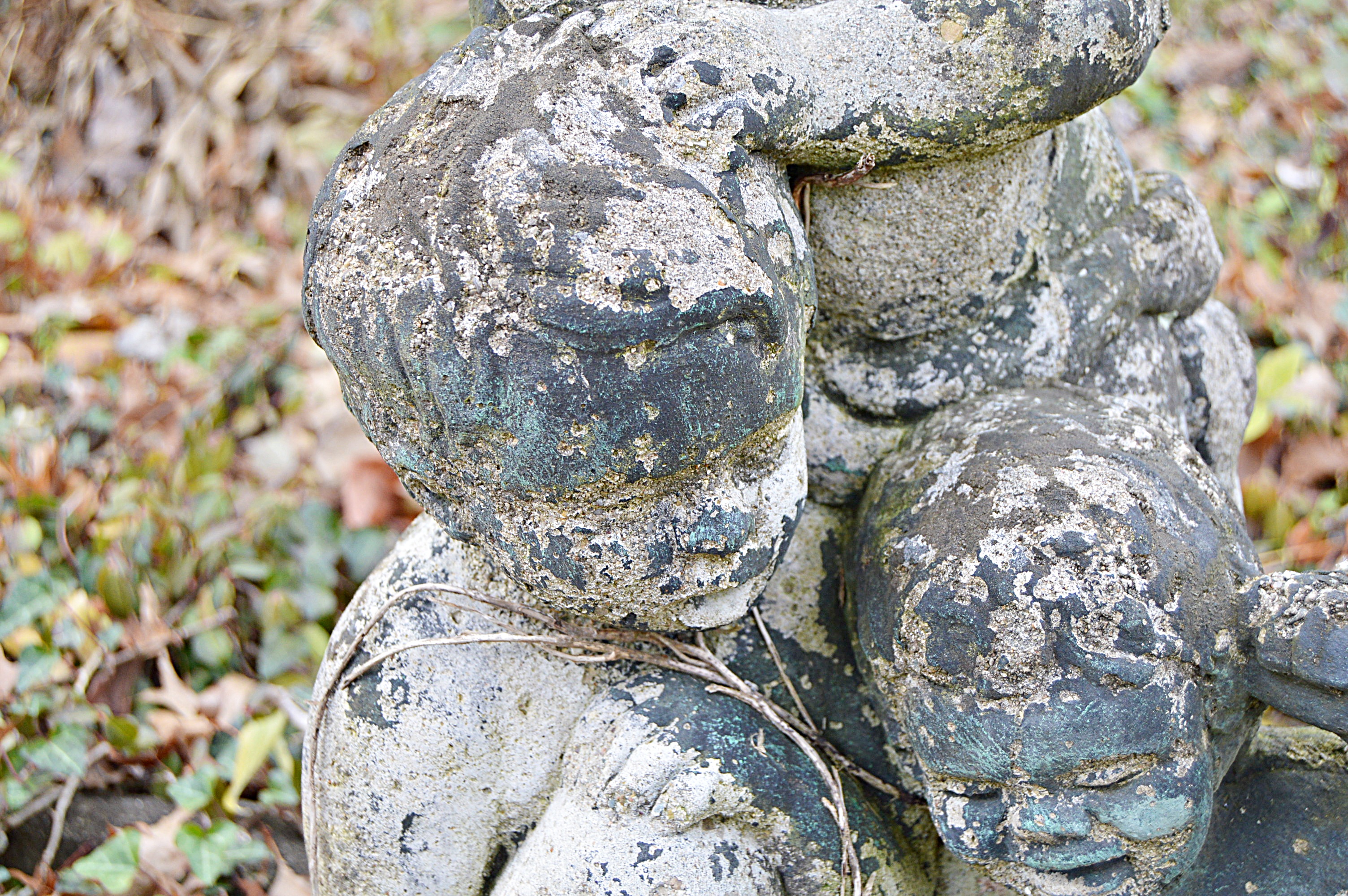 Vintage Concrete Garden Fountain