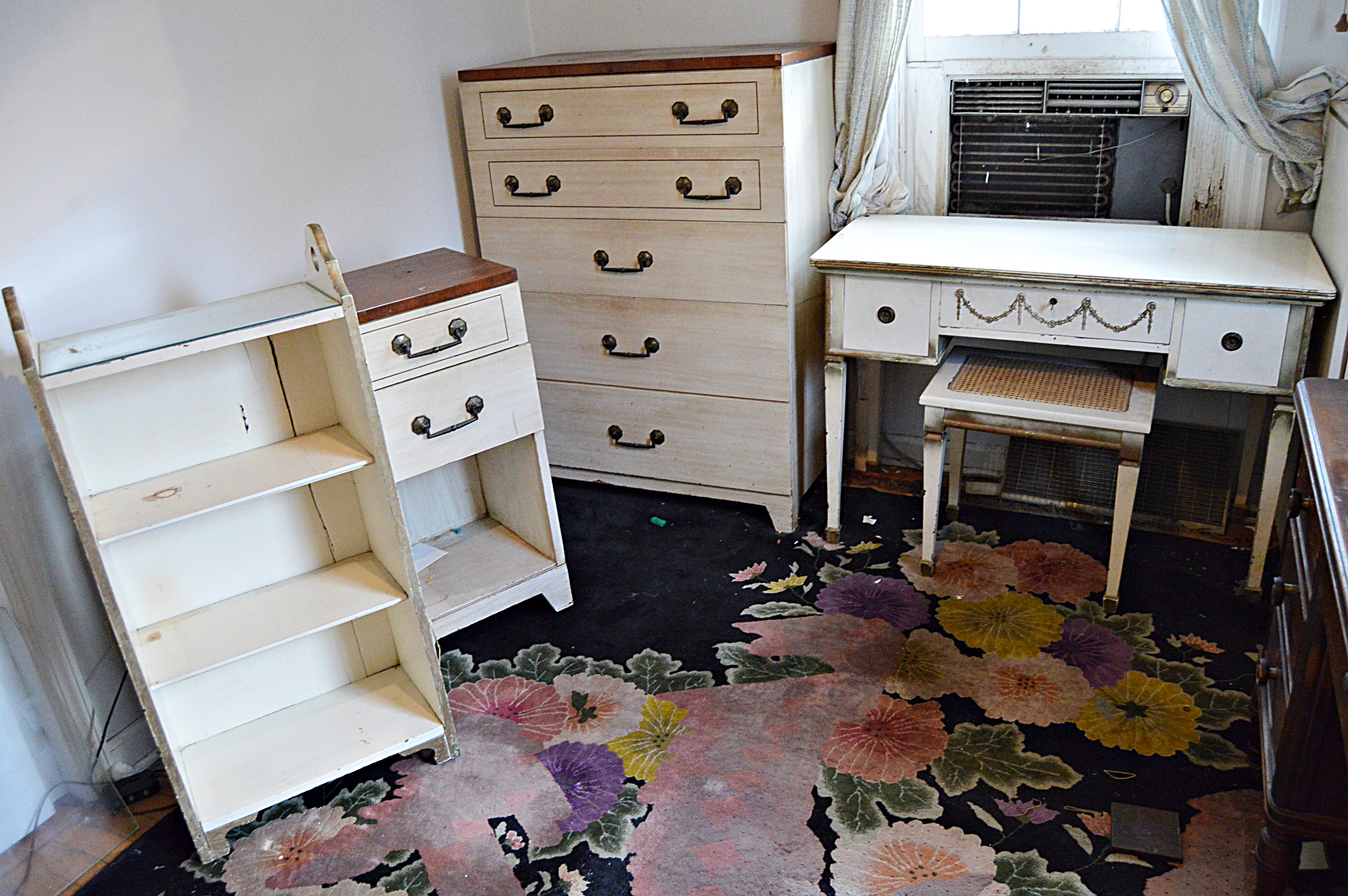 Vintage Painted French Provincial Furniture Group