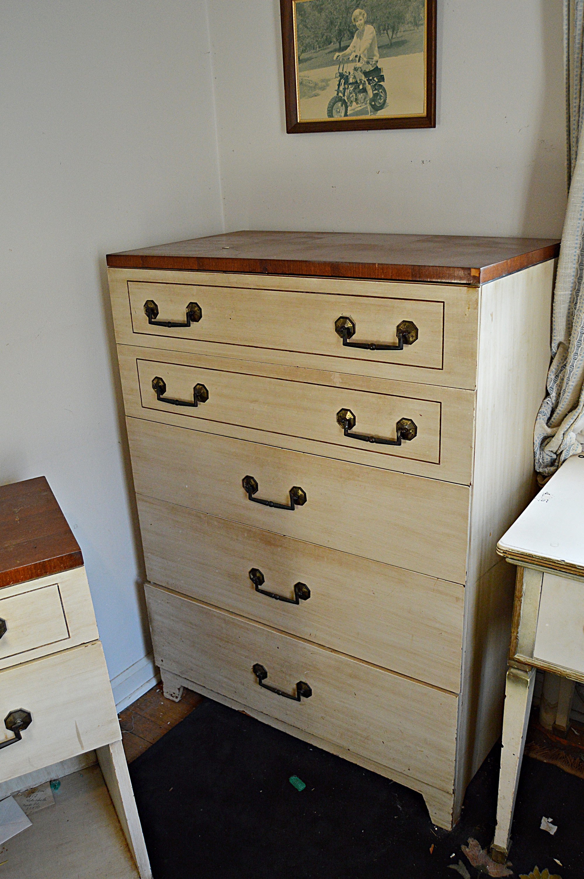 Vintage Painted French Provincial Furniture Group