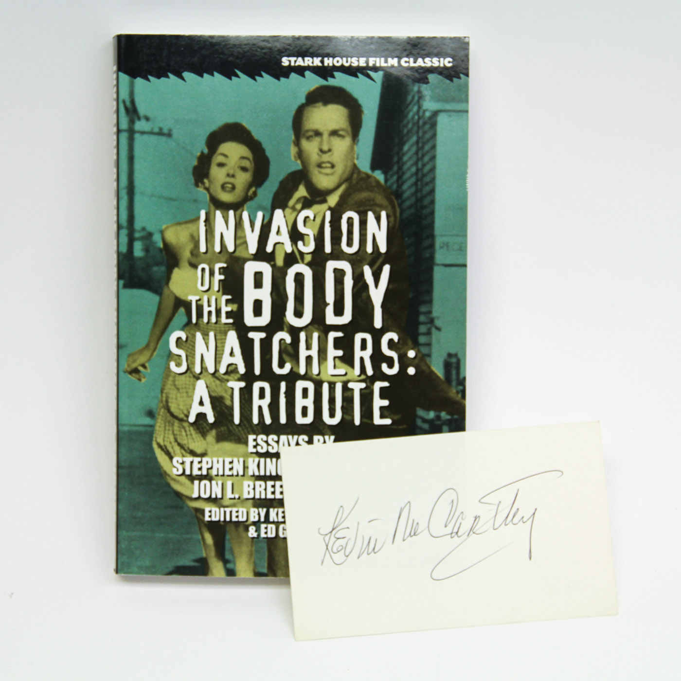 Kevin McCarthy Autograph with Book "Invasion of the Body Snatchers: A Tribute"