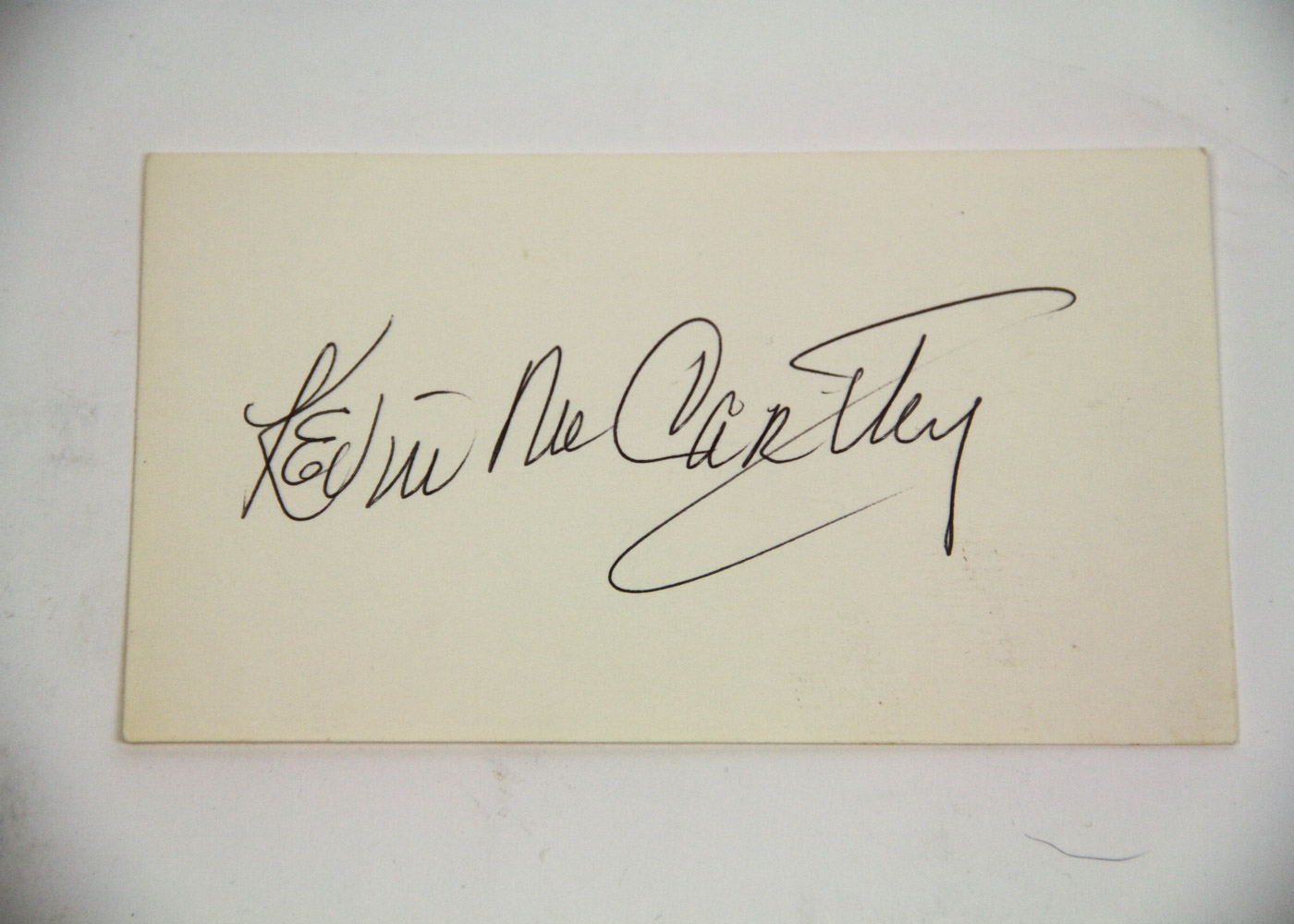 Kevin McCarthy Autograph with Book "Invasion of the Body Snatchers: A Tribute"