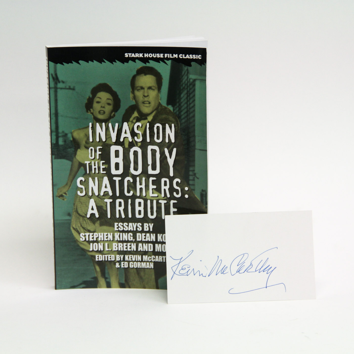 Kevin McCarthy Autograph with Book "Invasion of the Body Snatchers: A Tribute"
