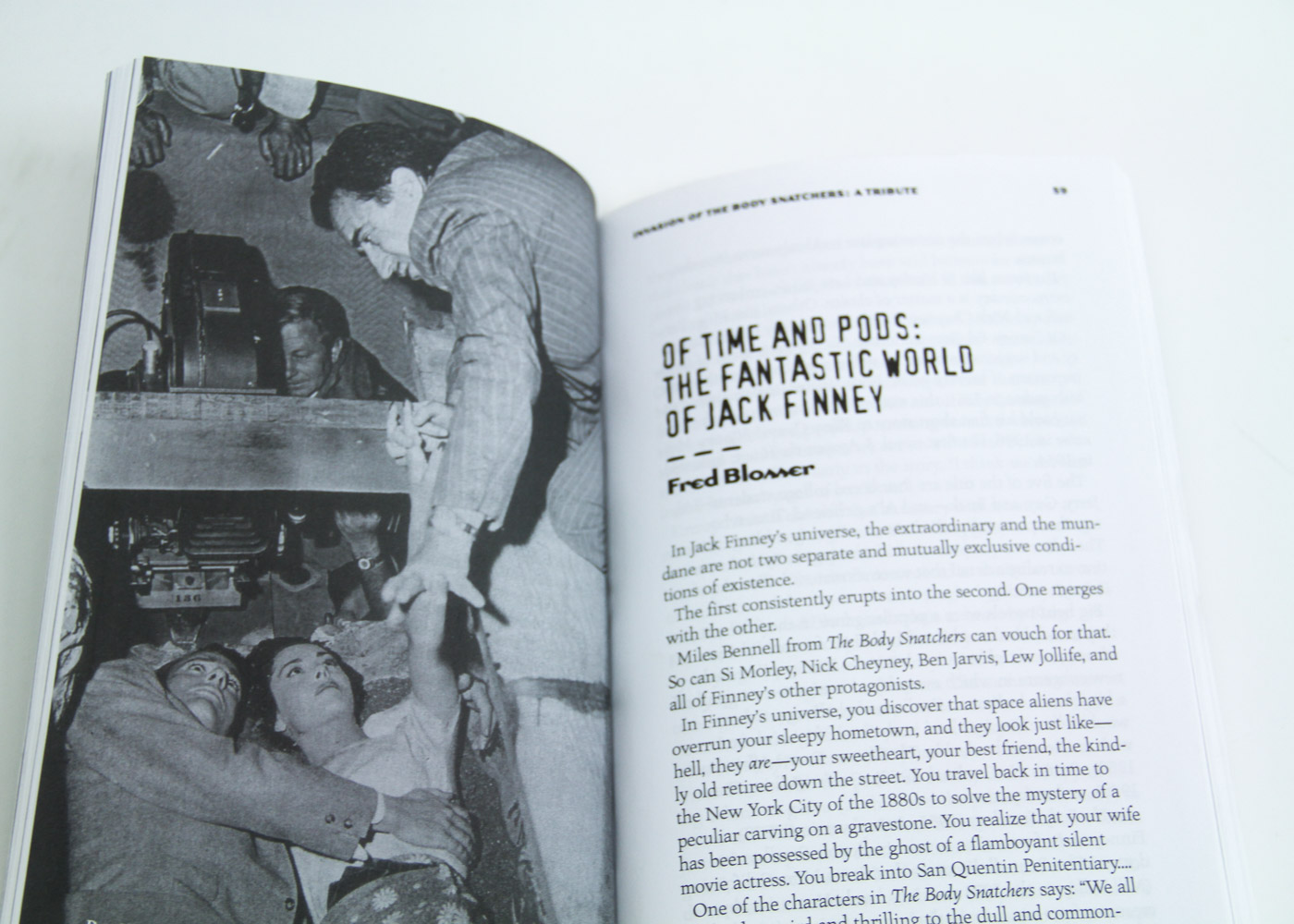 Kevin McCarthy Autograph with Book "Invasion of the Body Snatchers: A Tribute"