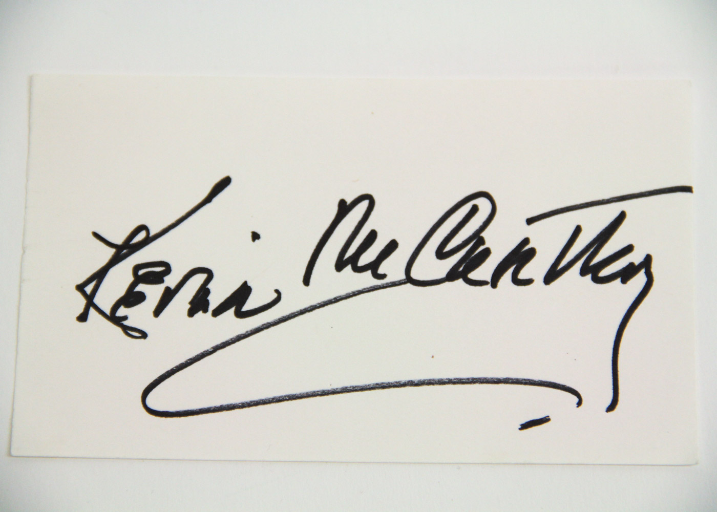 "Invasion of the Body Snatchers" Movie Poster with Autographed Card