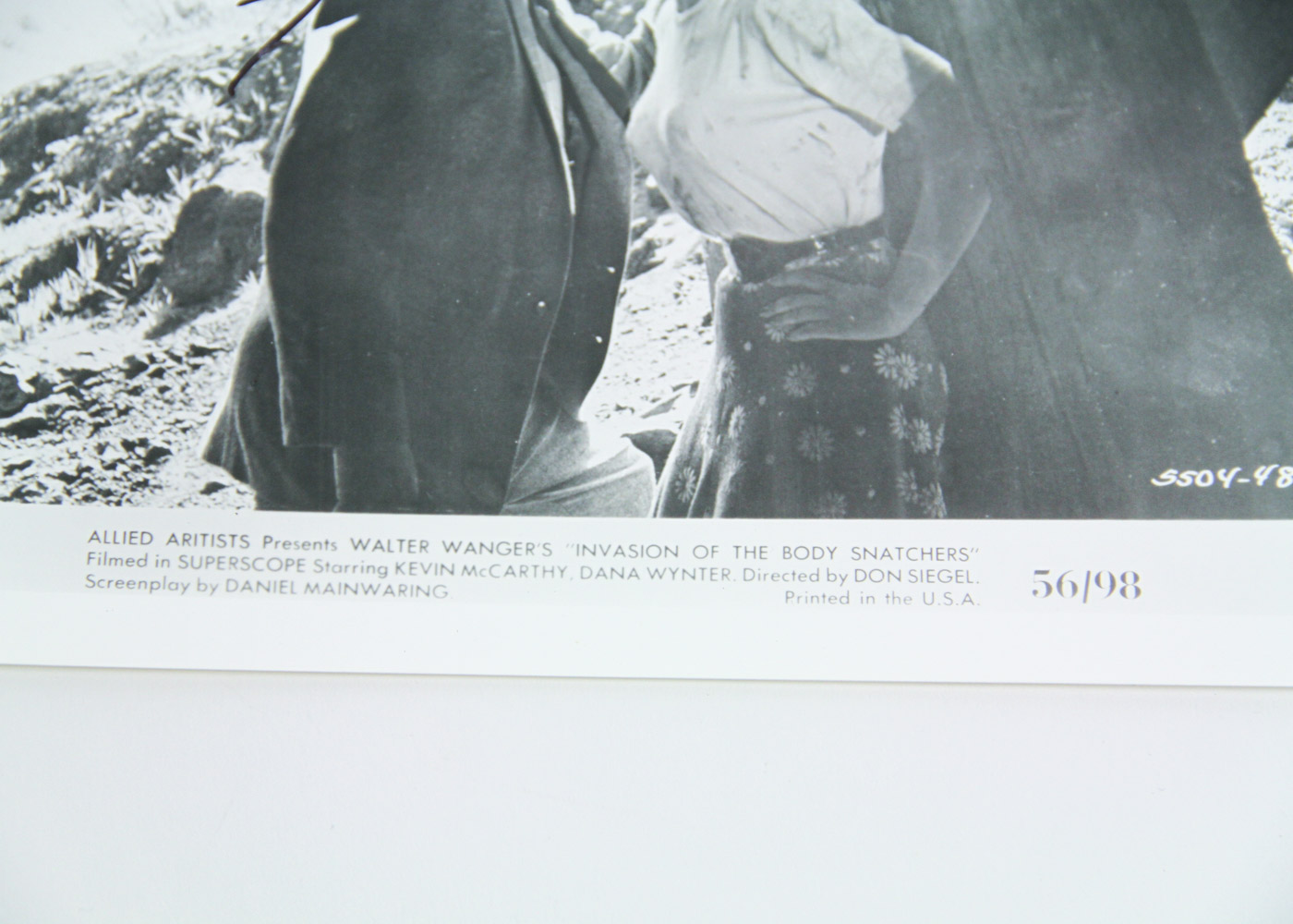 Kevin McCarthy Signed "Invasion of the Body Snatchers" Lobby Card