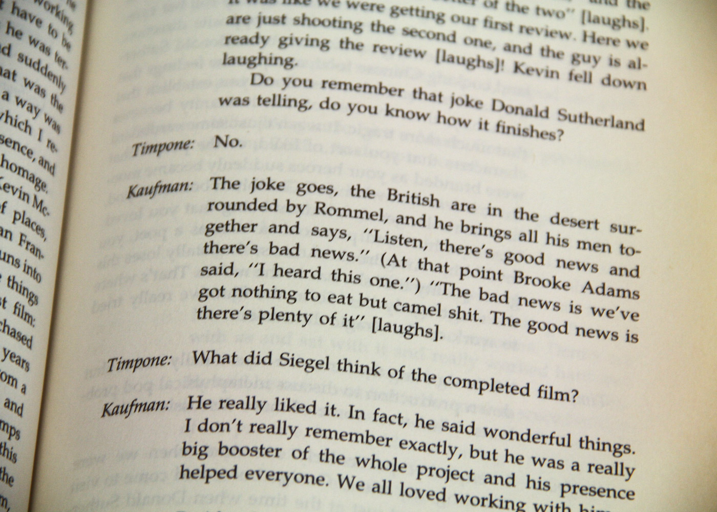 Signed "They're Here... Invasion of Body Snatchers: A Tribute" by Kevin McCarthy