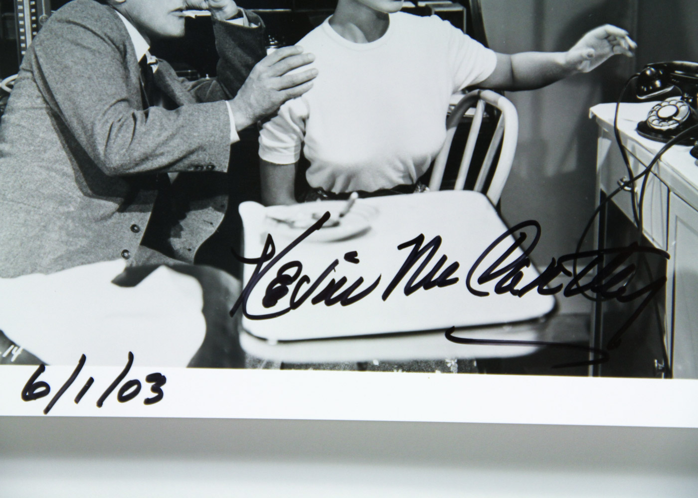 "Invasion of the Body Snatchers" Production Still Signed by Kevin McCarthy