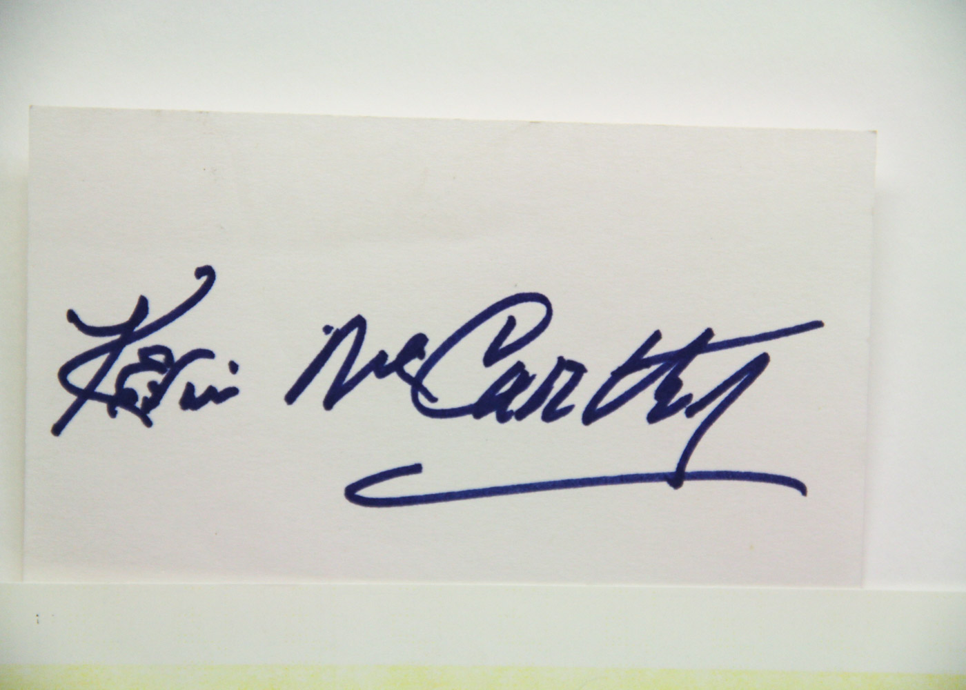 "Invasion of the Body Snatchers" Lobby Card and Kevin McCarthy Autograph