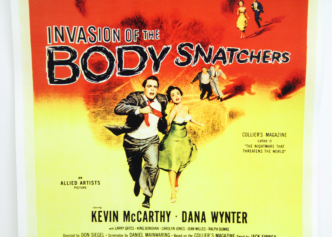 "Invasion of the Body Snatchers" Lobby Card and Kevin McCarthy Autograph