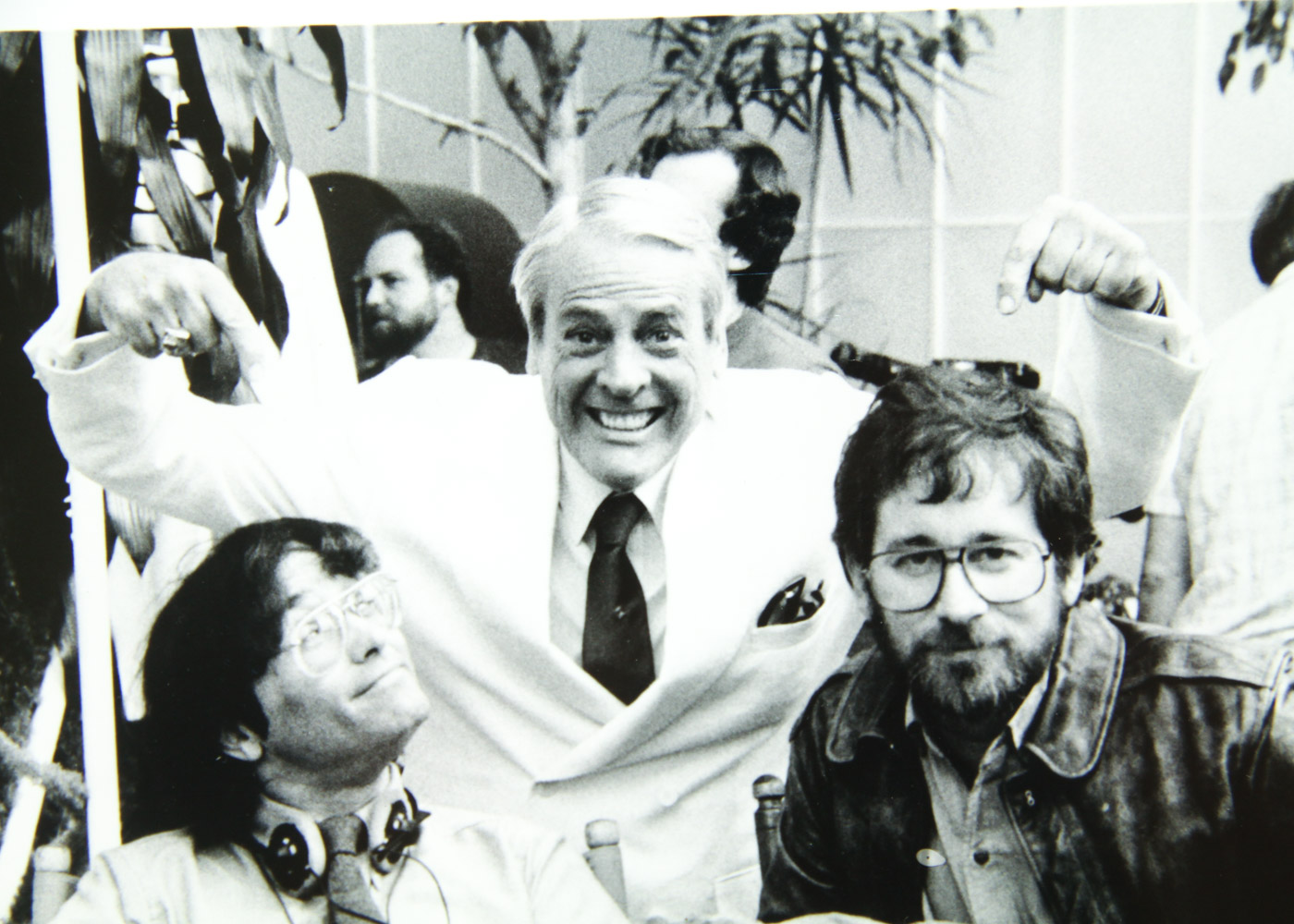 Kevin McCarthy Signed Photo with Steven Spielberg